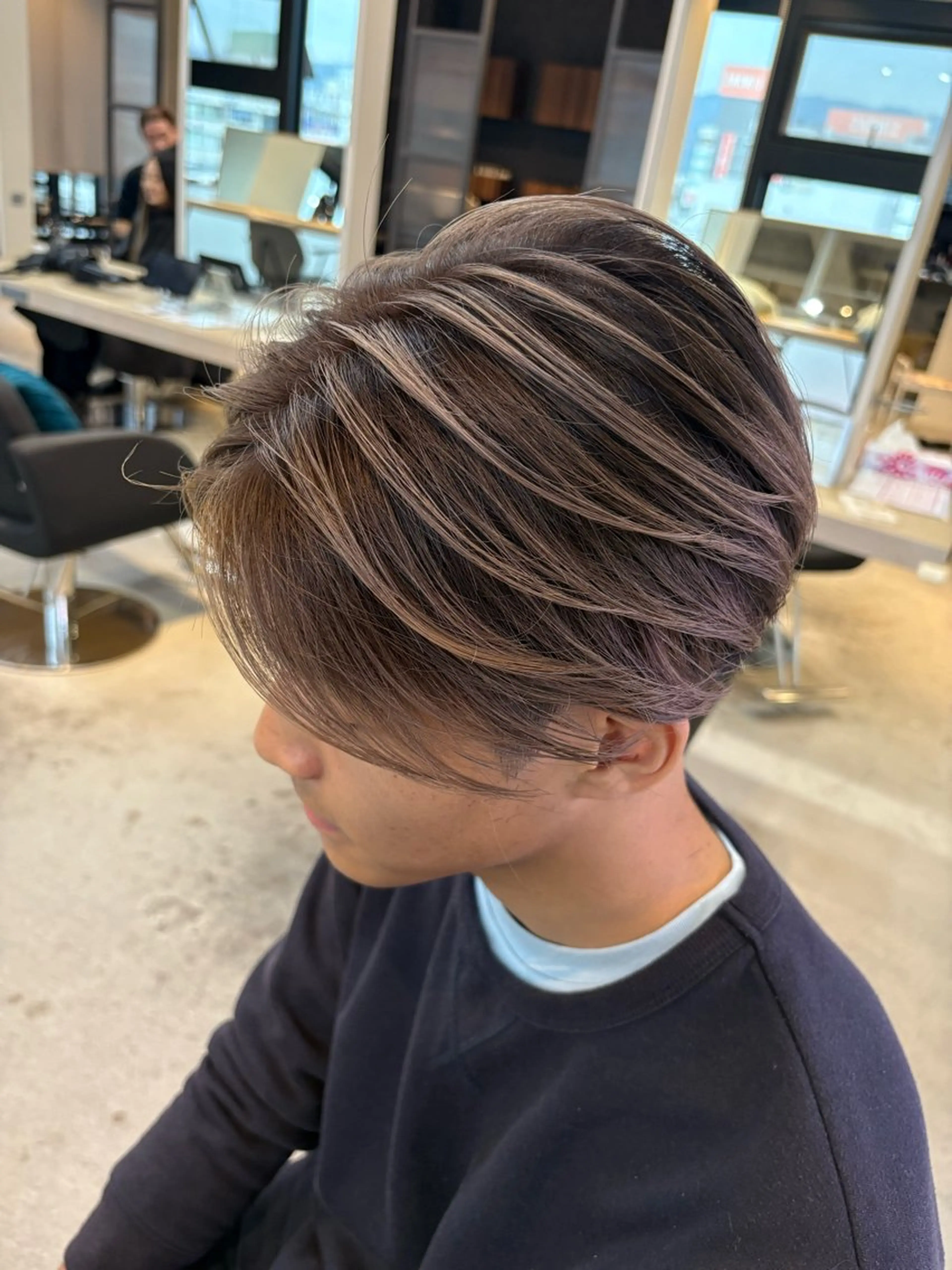 【メンズ限定】ヘアカラー×バレイヤージュの写真