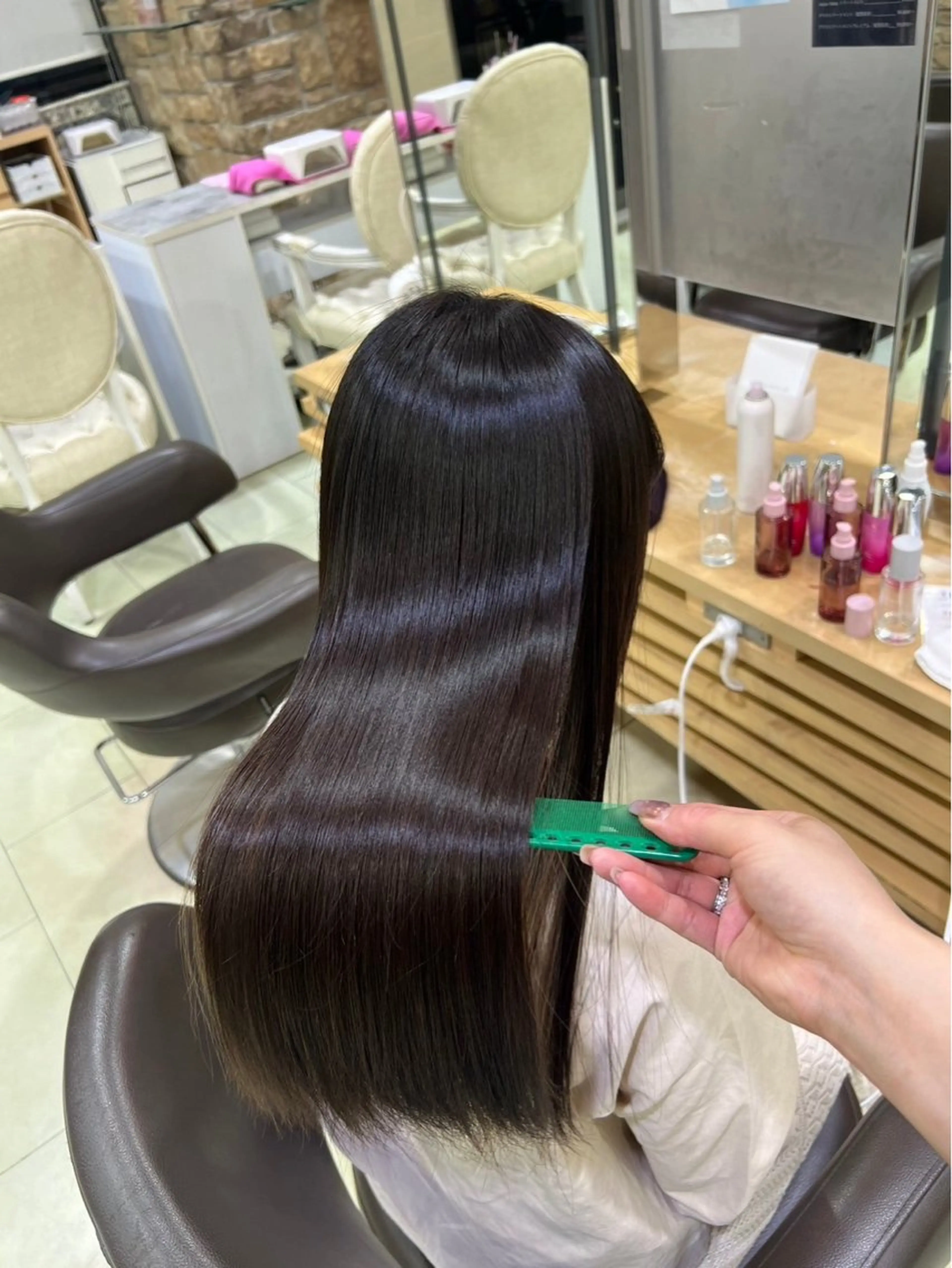 ロング 縮毛矯正 ヘアセット･ネイル 🎀あんりん🎀のヘアスタイル
