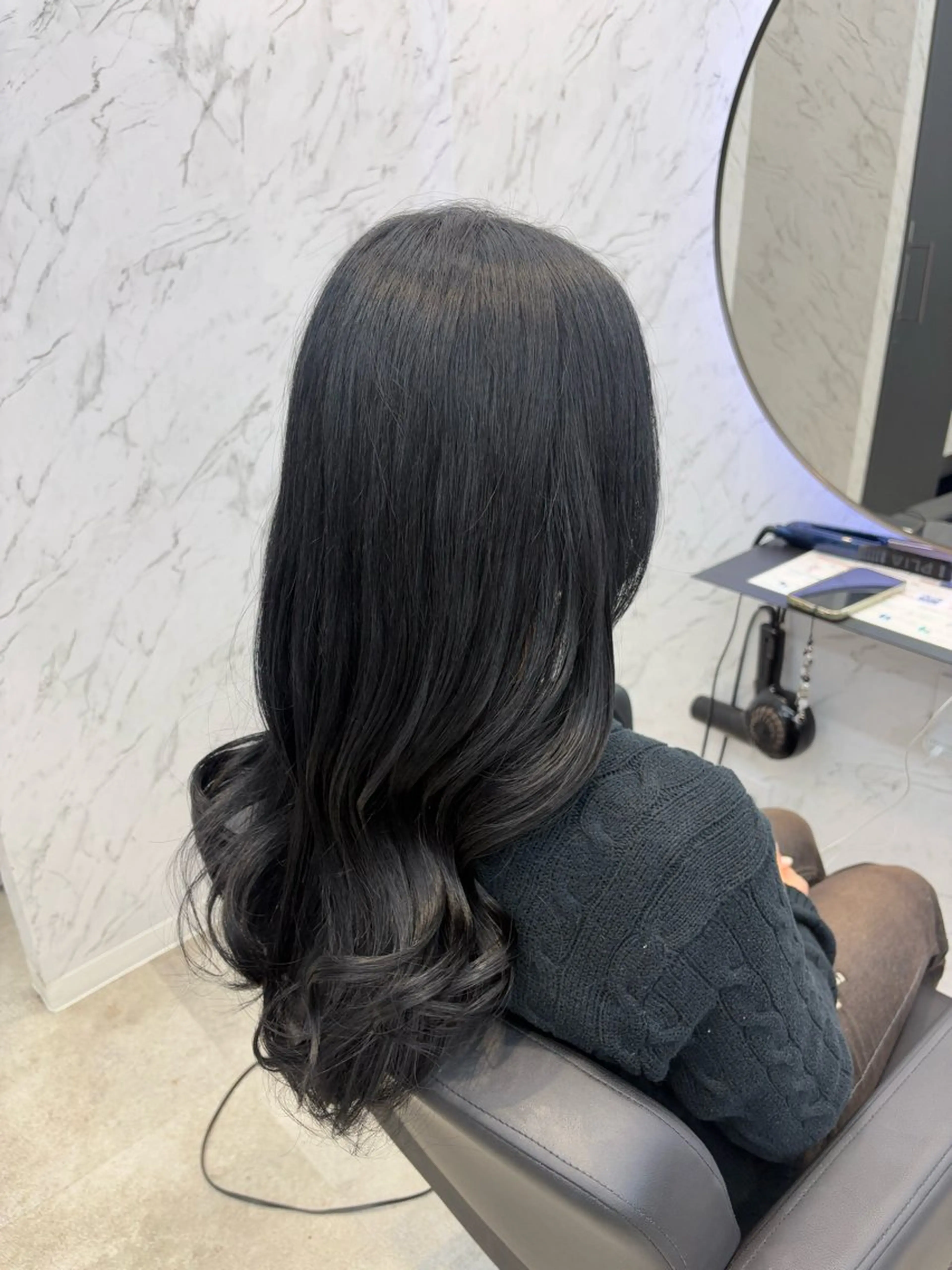ロング カラー ヘアカラー hair salon dot. mooda 韓国風サロン 町田店所属・韓国風ヘア🎀🩶 /♡𝓝𝓸𝓪♡のヘアスタイル