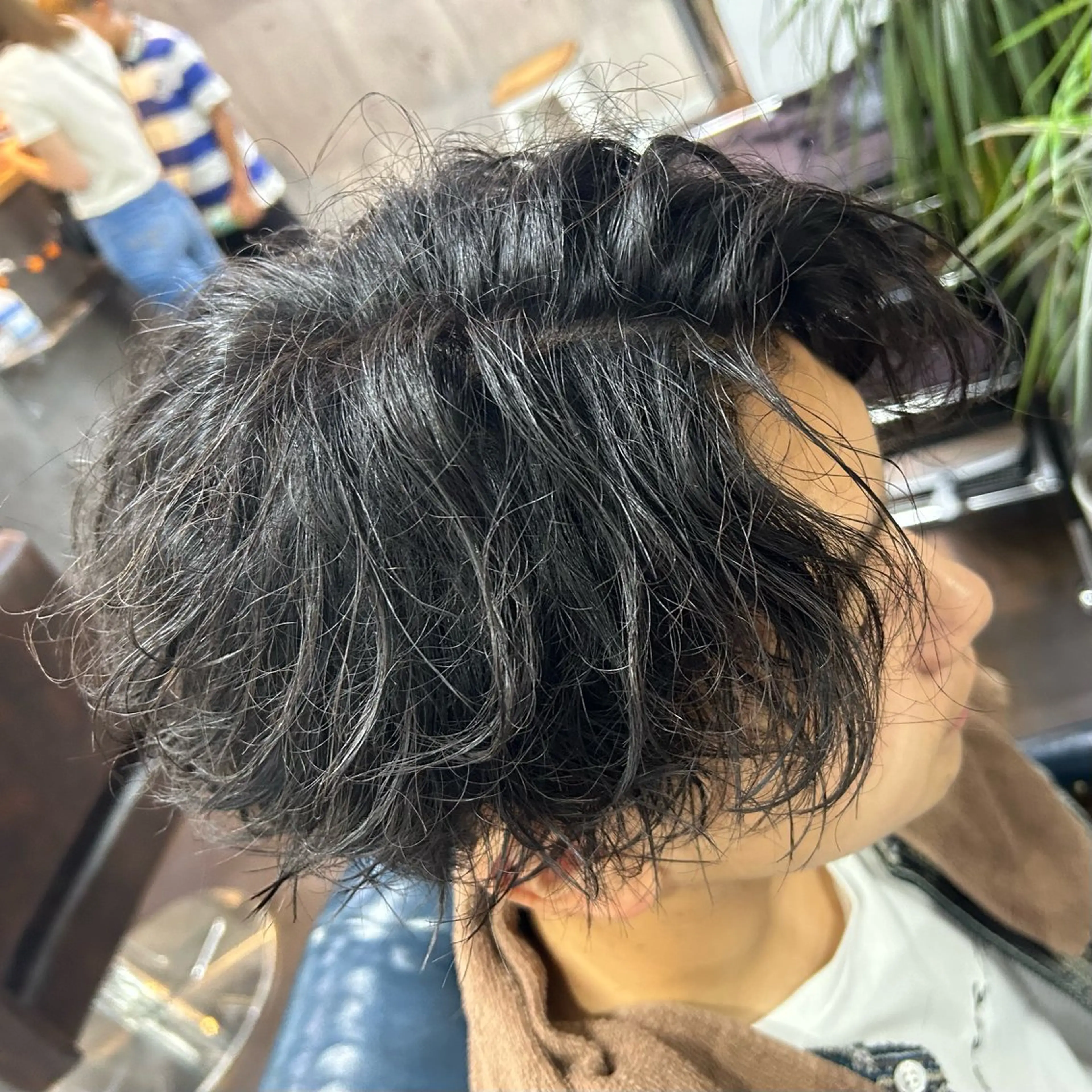 メンズ センターパート メンズパーマ カット パーマ 👑再現性◎カット＆ パーマ Yuto🌀のヘアスタイル