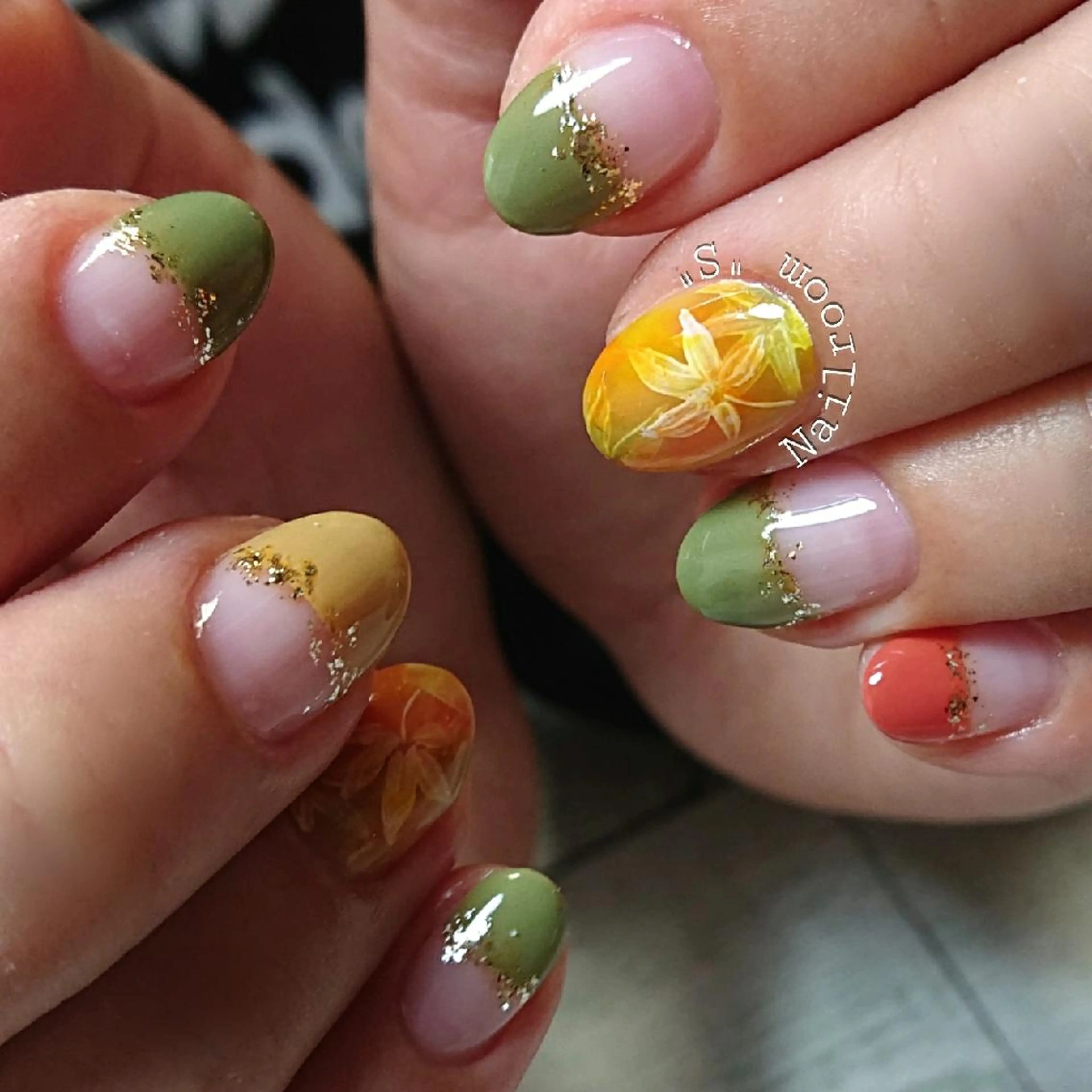 ネイル アートネイル フレンチネイル Nail room  "S"  SAKAIのネイルデザイン