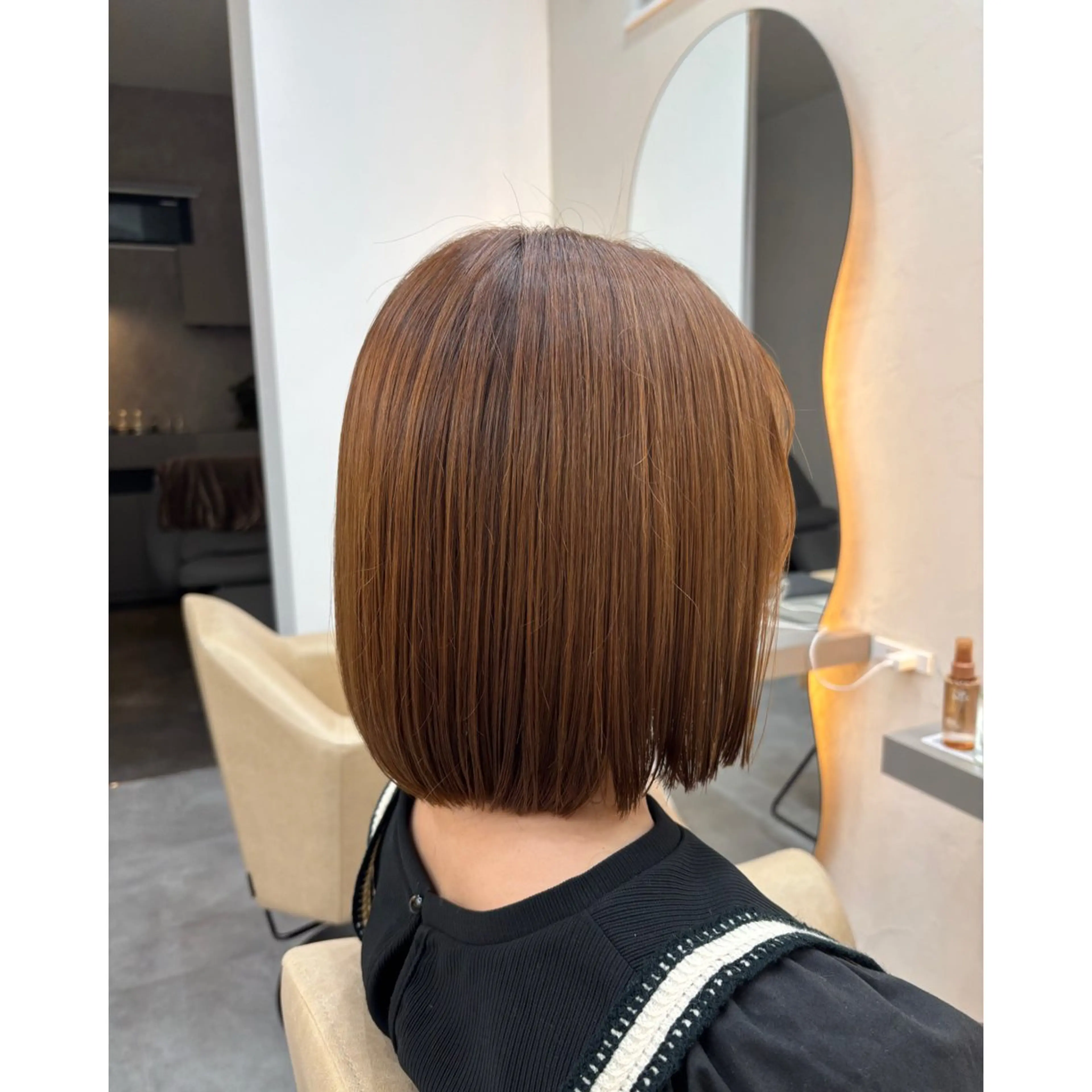 ミディアム ボブ 外ハネヘア 柏木 千響️🫧 モデル様募集中️🫧のヘアスタイル