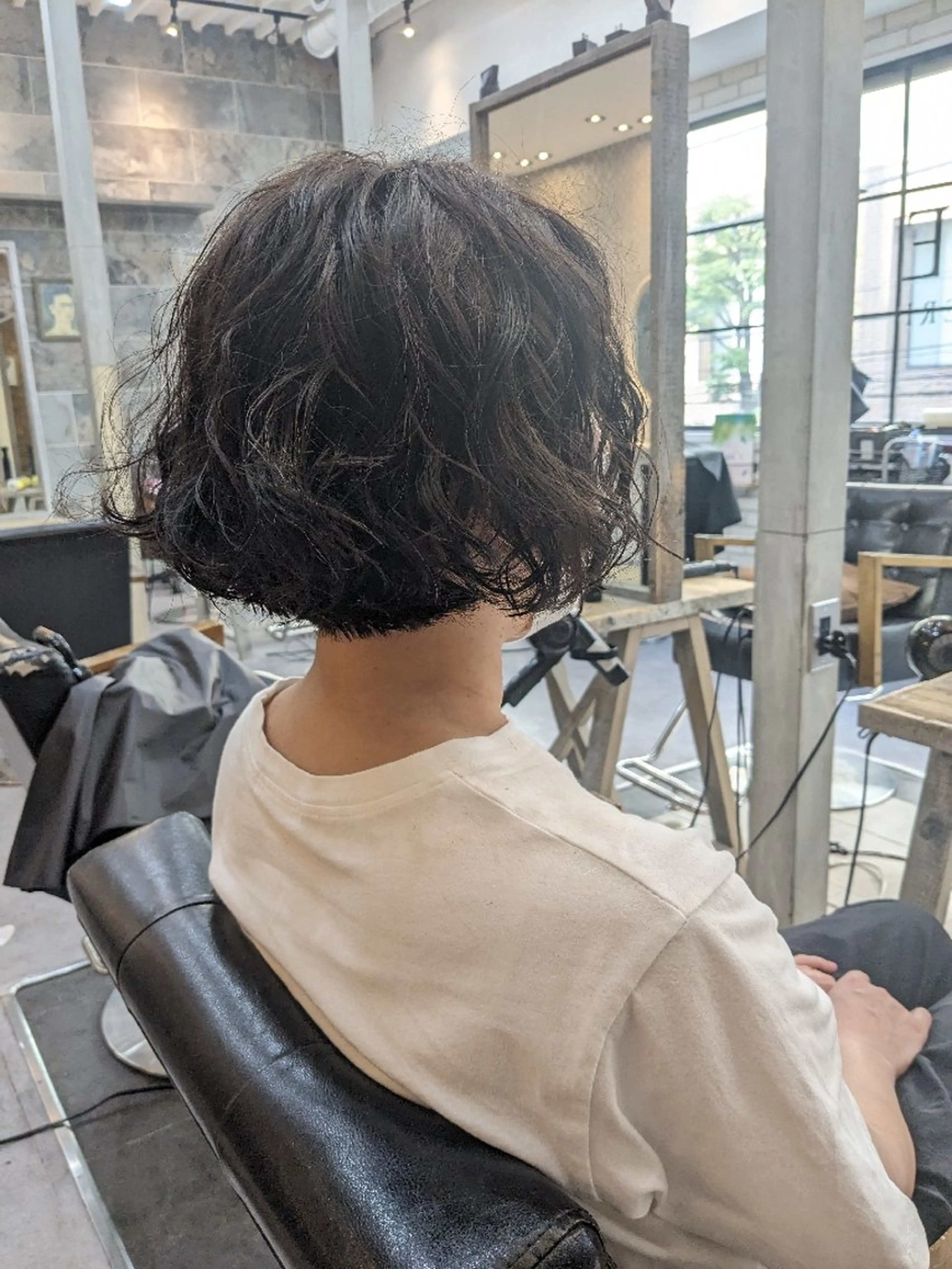 ショート ボブ カット パーマ トリートメント tocca柏🍀 森満　早紀のヘアスタイル