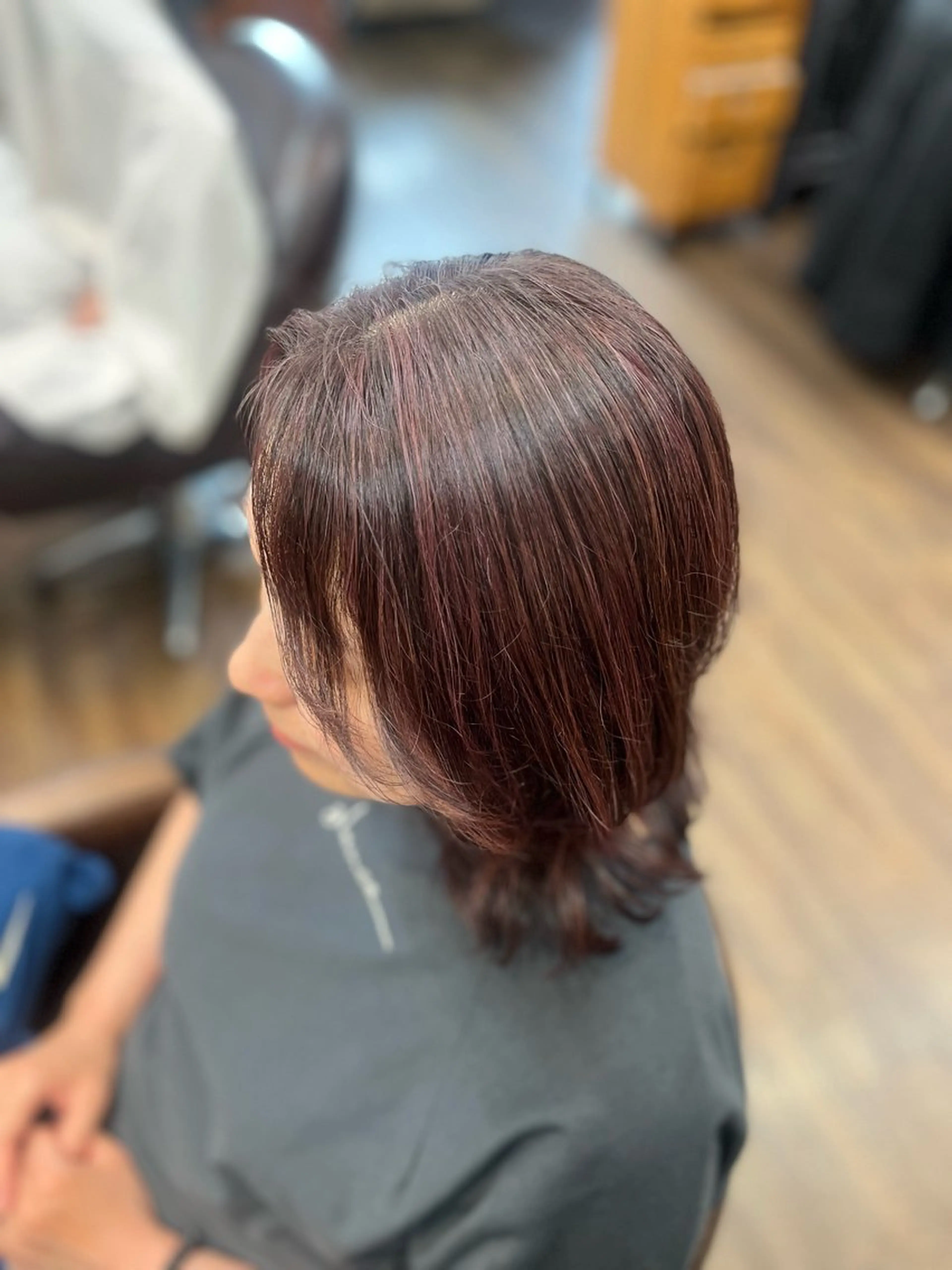 セミロング カラー カット ヘアカラー 💠西山果琳💠 マツパモデル募集のヘアスタイル