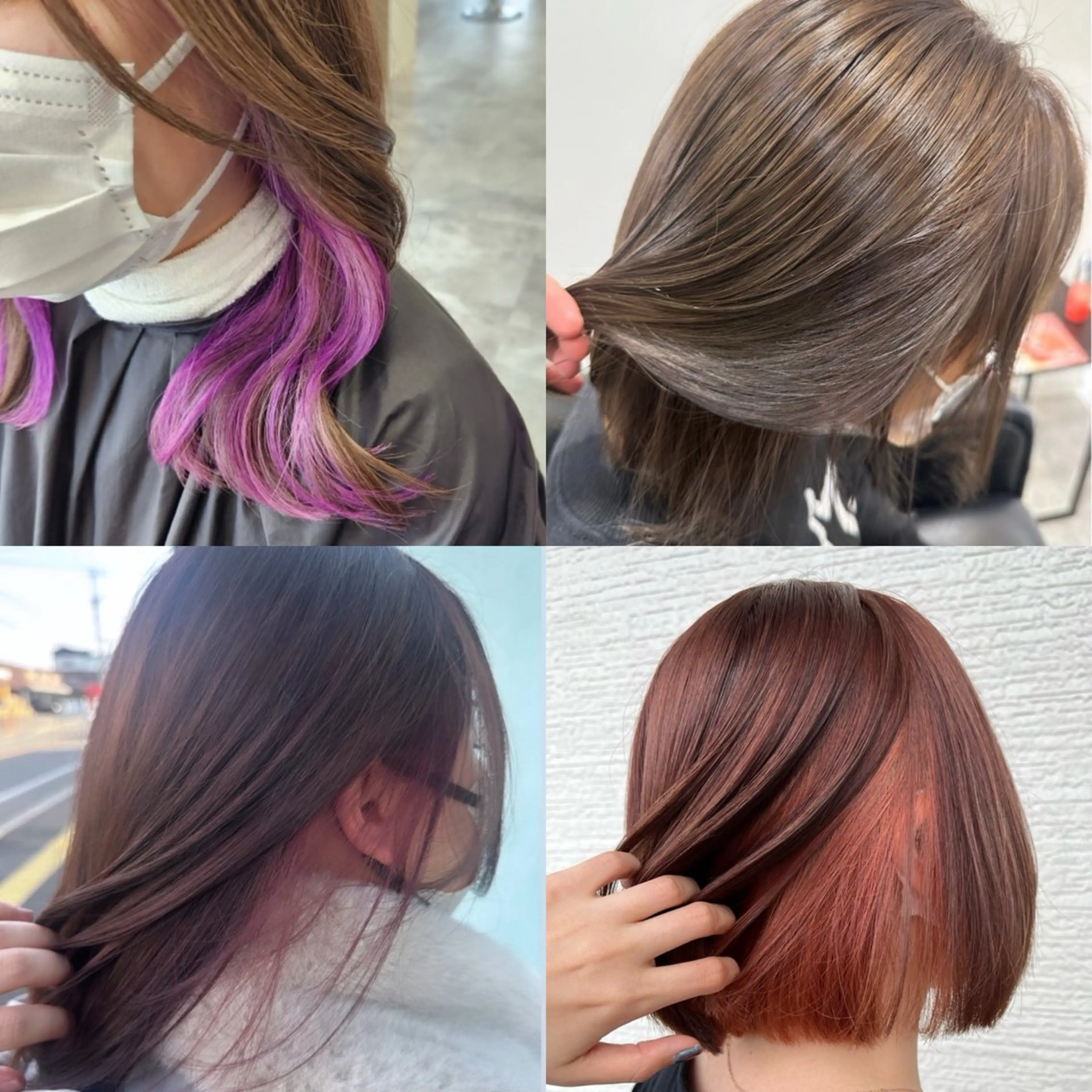 ミディアム ヘアカラー 🎀髪質改善カラー 🎀Mori🎀のヘアスタイル