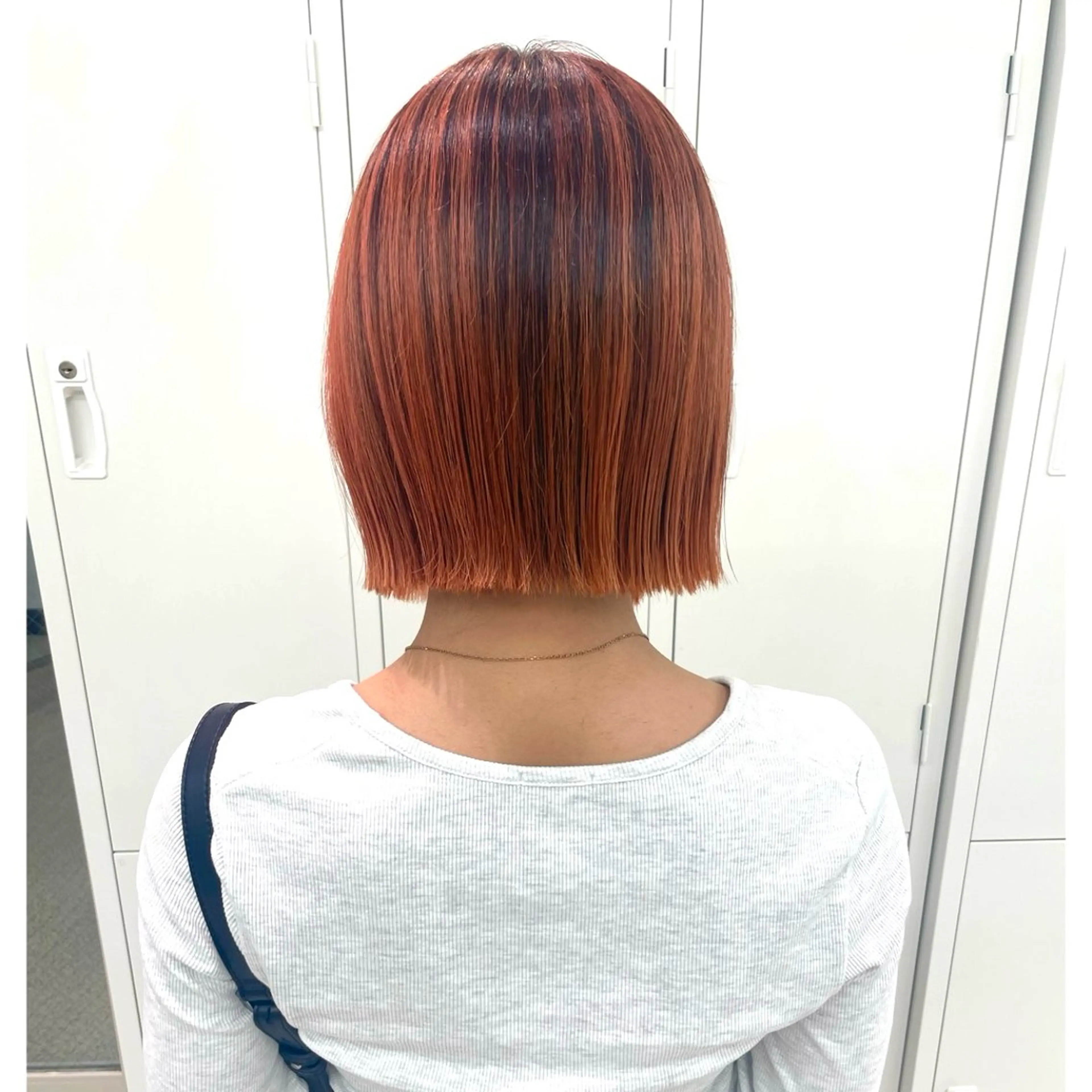 ショート カラー カット ヘアカラー トリートメント 奥山義進/ハイトーン /バレイヤージュのヘアスタイル