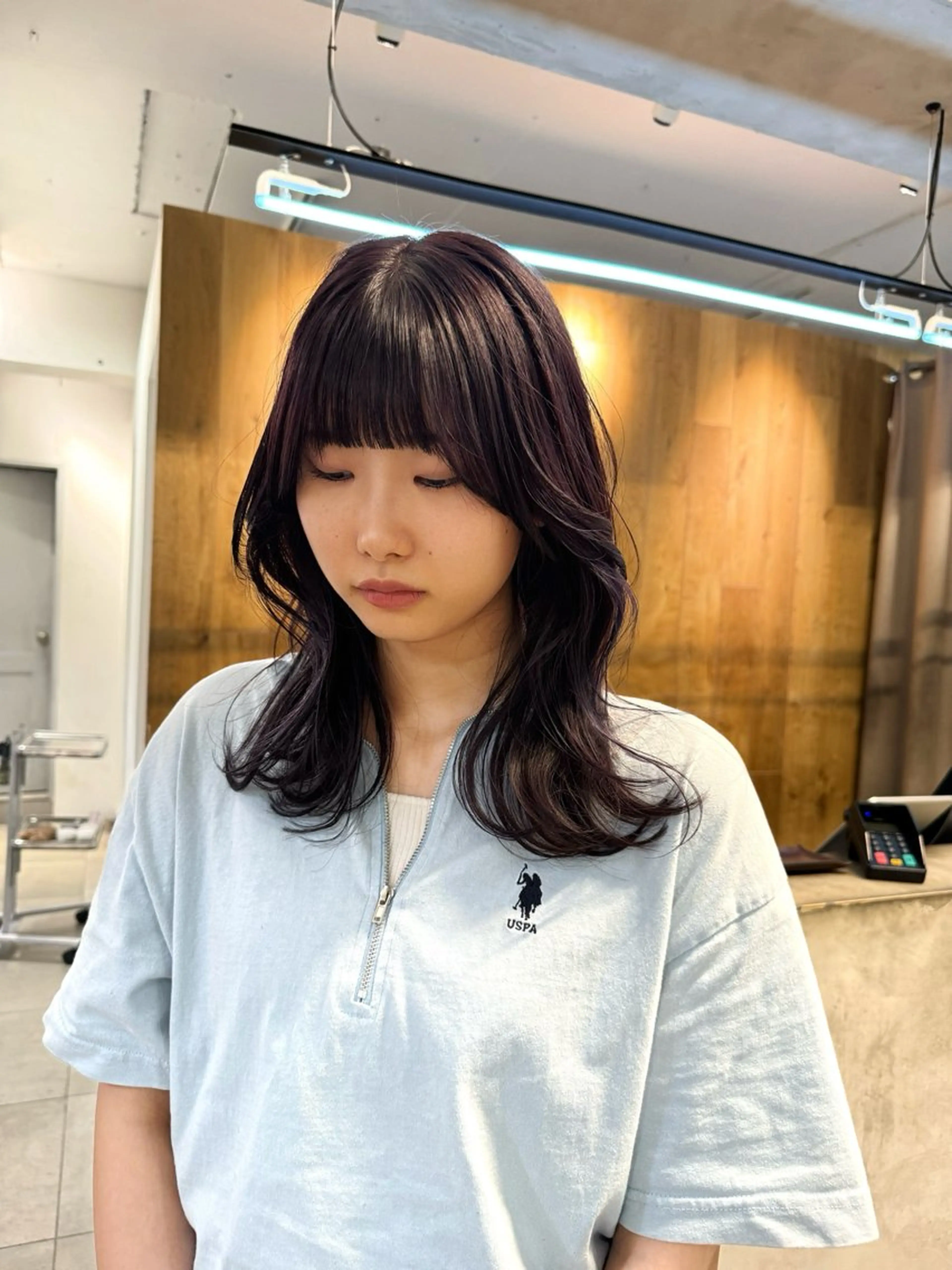 ミディアム ヘアカラー Lomalia 🤍🫧/makoのヘアスタイル
