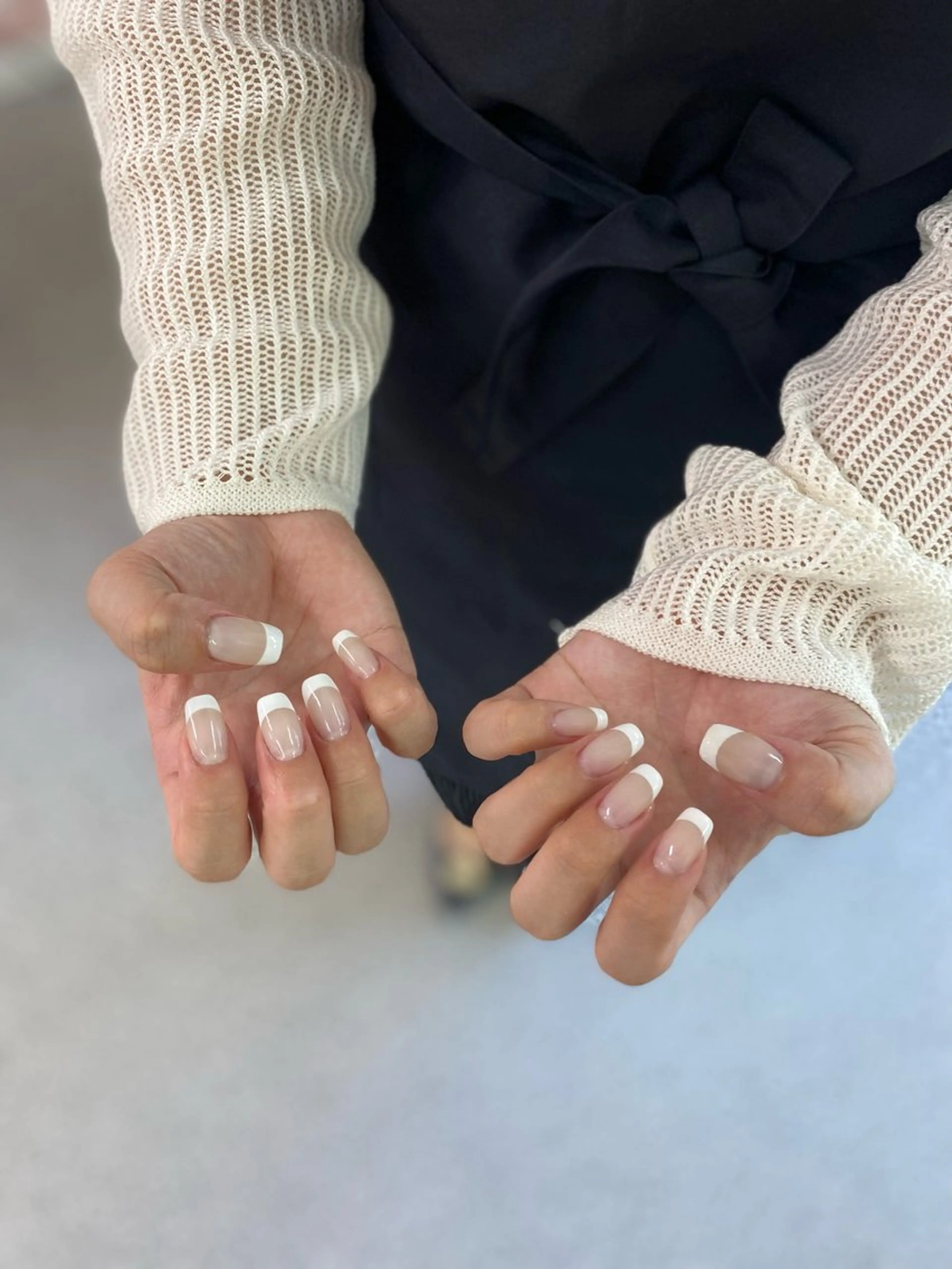 ネイル フレンチネイル Teasiameme ヒノのネイルデザイン