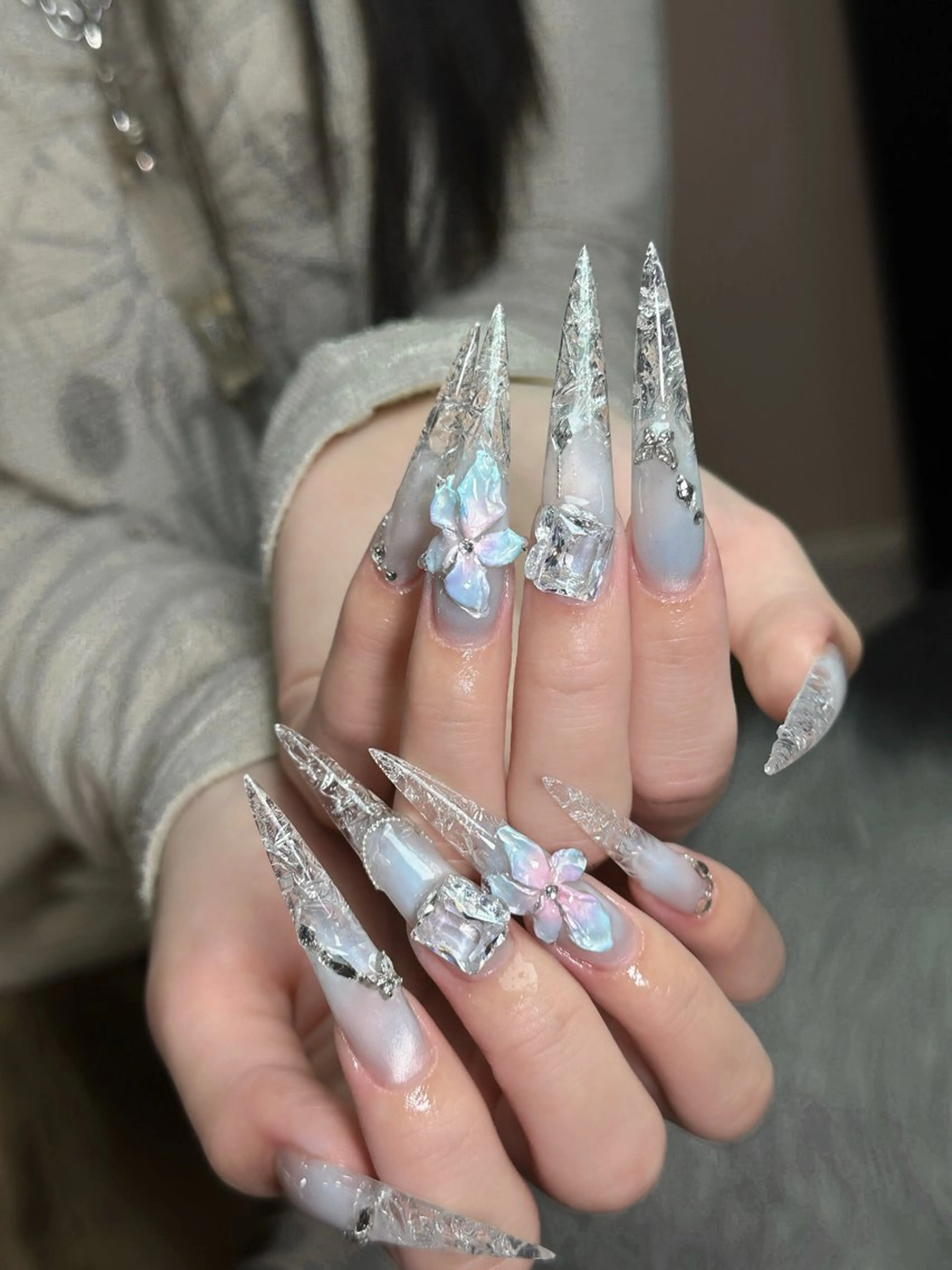 ネイル ハンドネイル Dark honey スカルプ専門原宿店のネイルデザイン