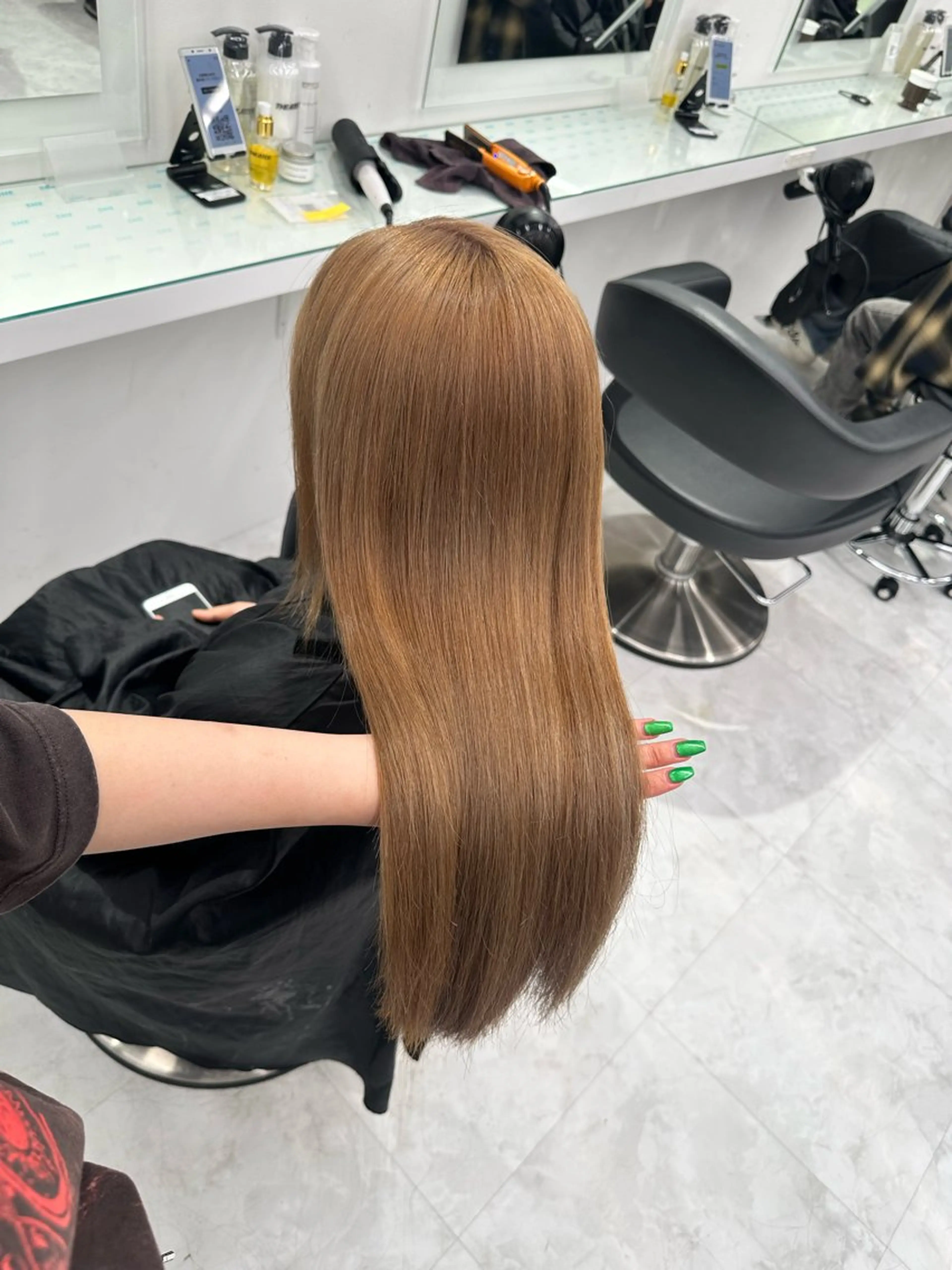 カラー マンツーマン/原宿/ 透明感カラー⭐️のヘアスタイル