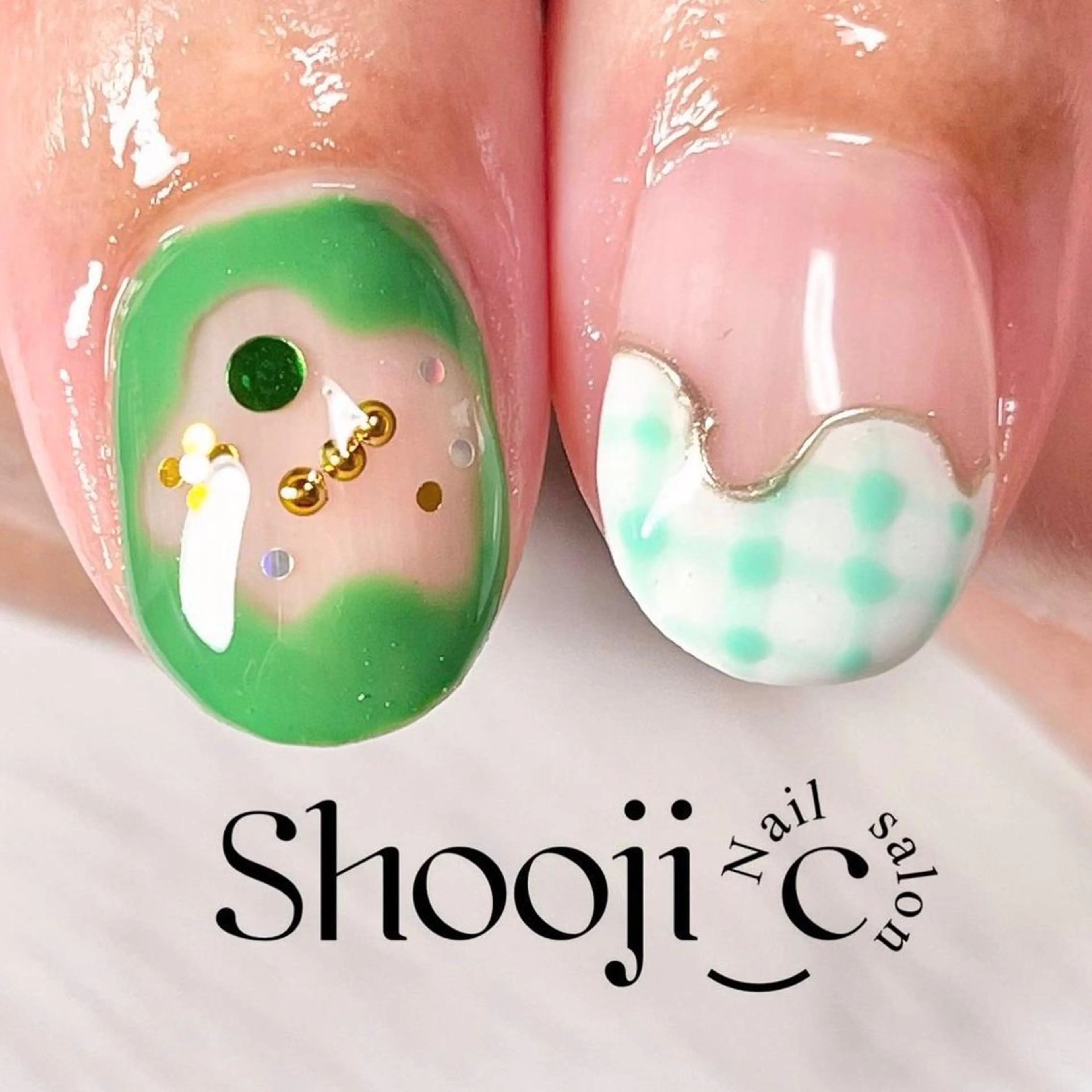 ネイル アートネイル 長さ出し ジェルネイル シンプルネイル Shooji_c Nail salon所属・Shooji_c Nail salonのネイルデザイン