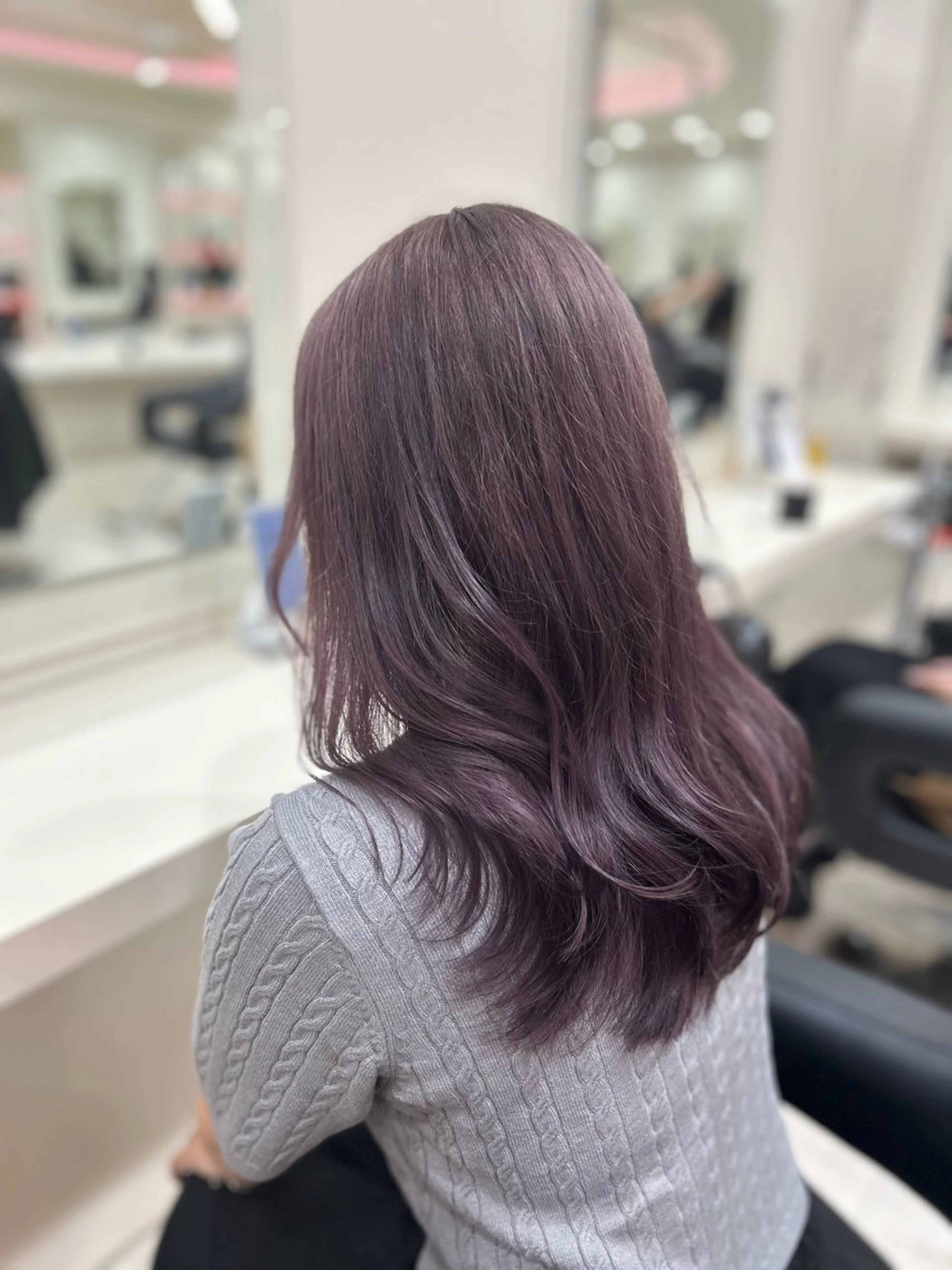セミロング ヘアカラー トリートメント 🎀淡めモテカラー WAKANA🎀のヘアスタイル