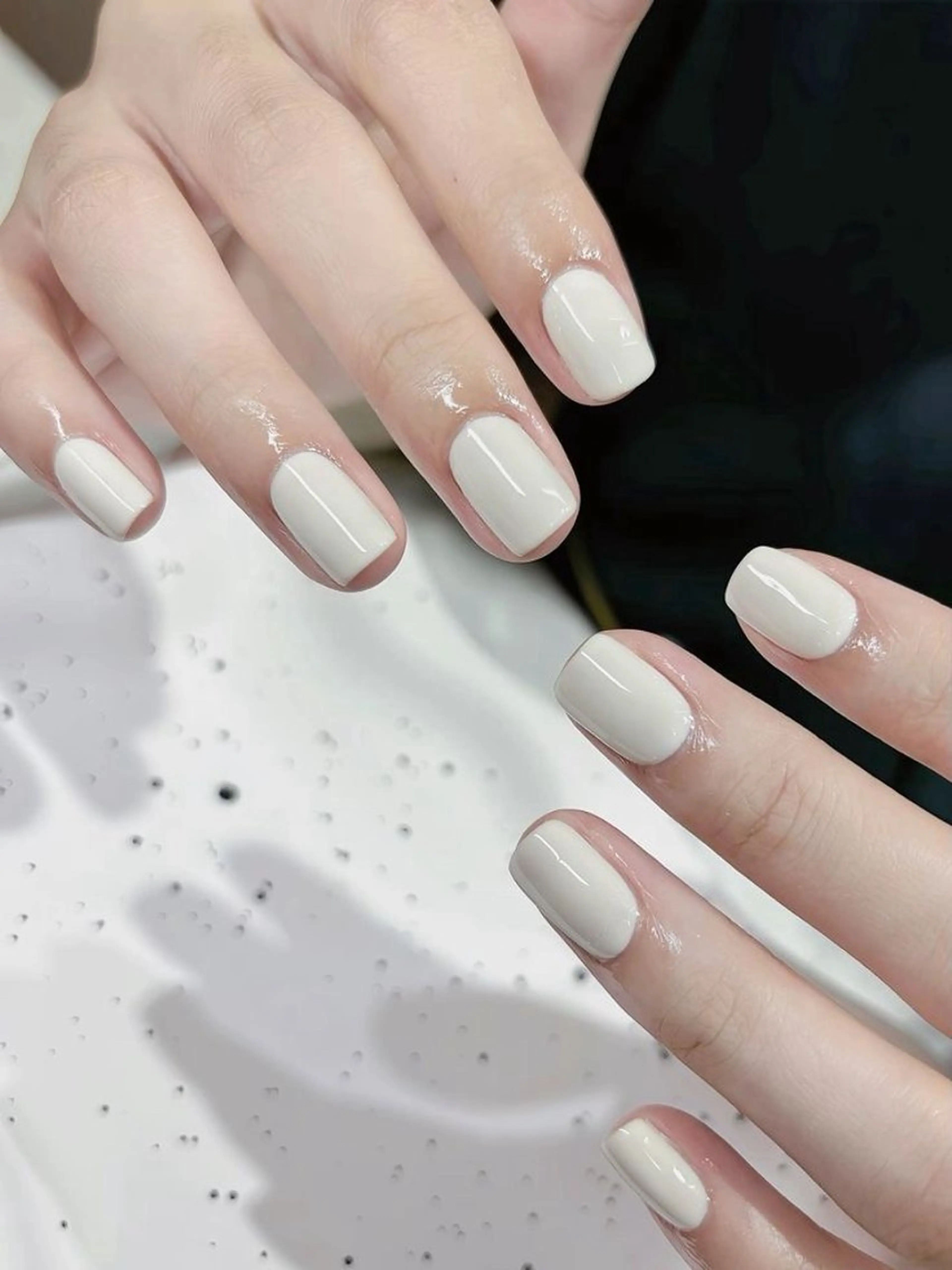 自爪, ワンカラーネイル 💅💅💅の写真