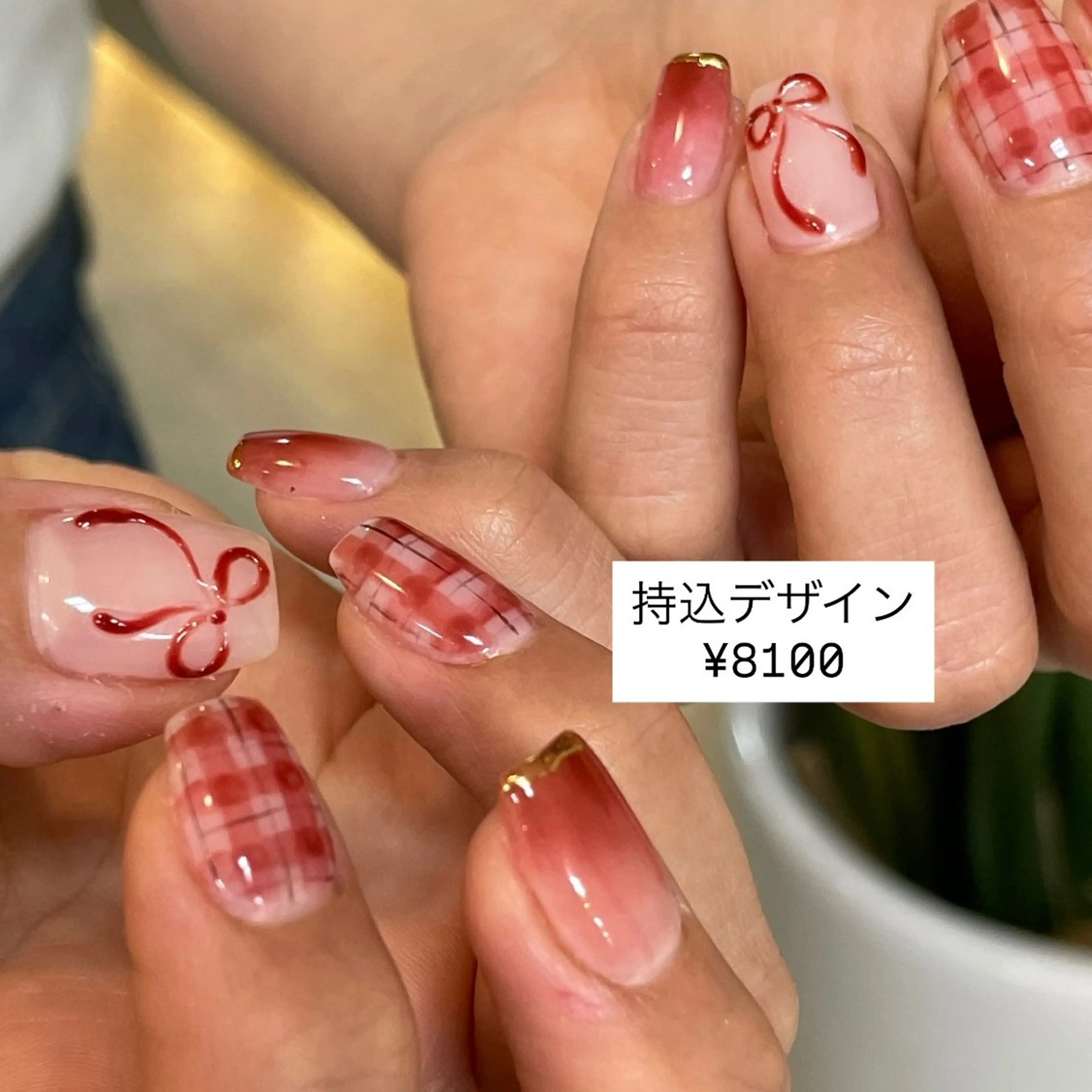 【HAND】持込デザインOKシンプルアート🌙アートの本数/デザインにより料金変動¥5500​〜​¥9000の写真