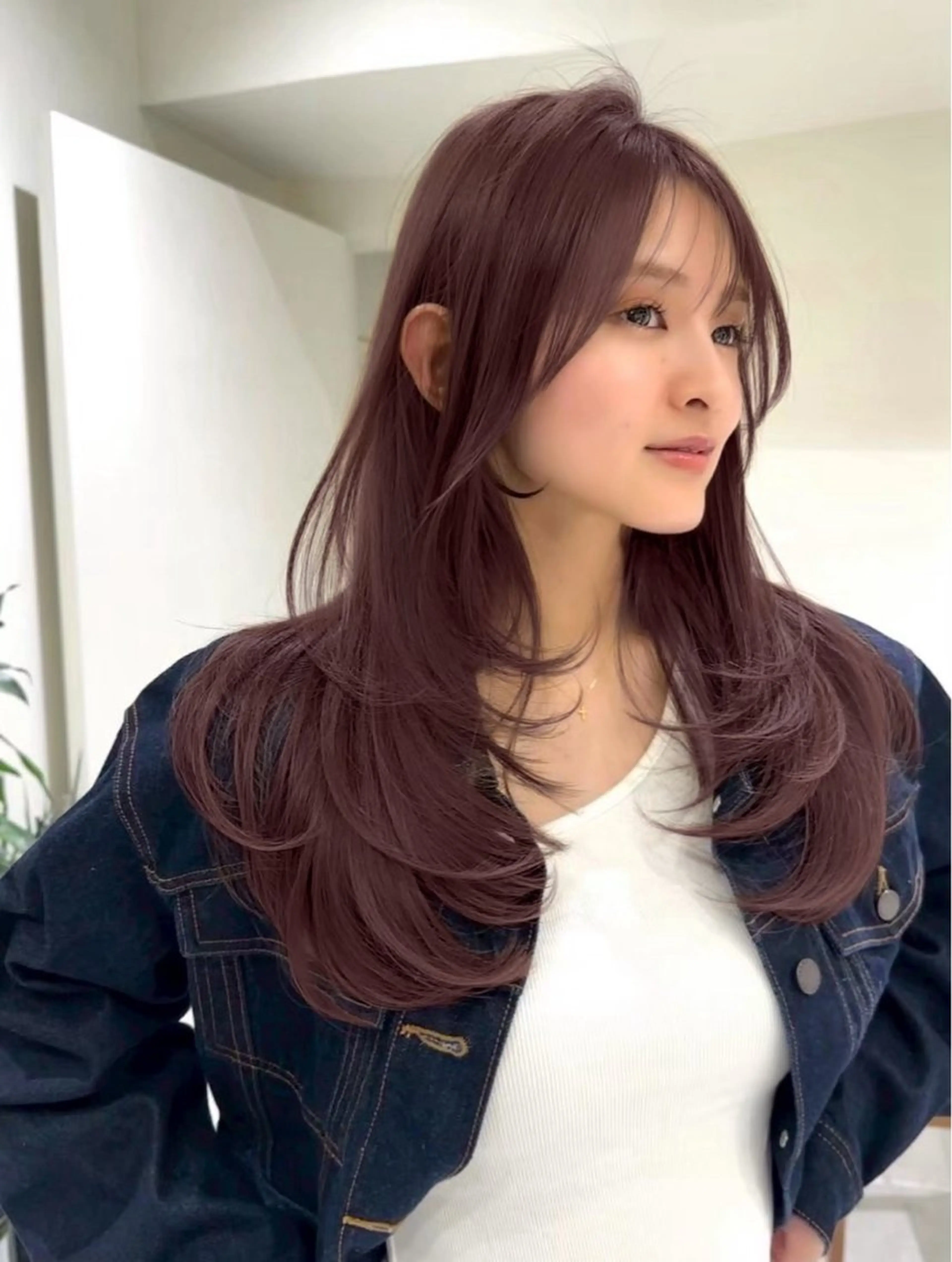 セミロング カラー ヘアカラー 透明感カラー/国分寺 /水野啓太のヘアスタイル