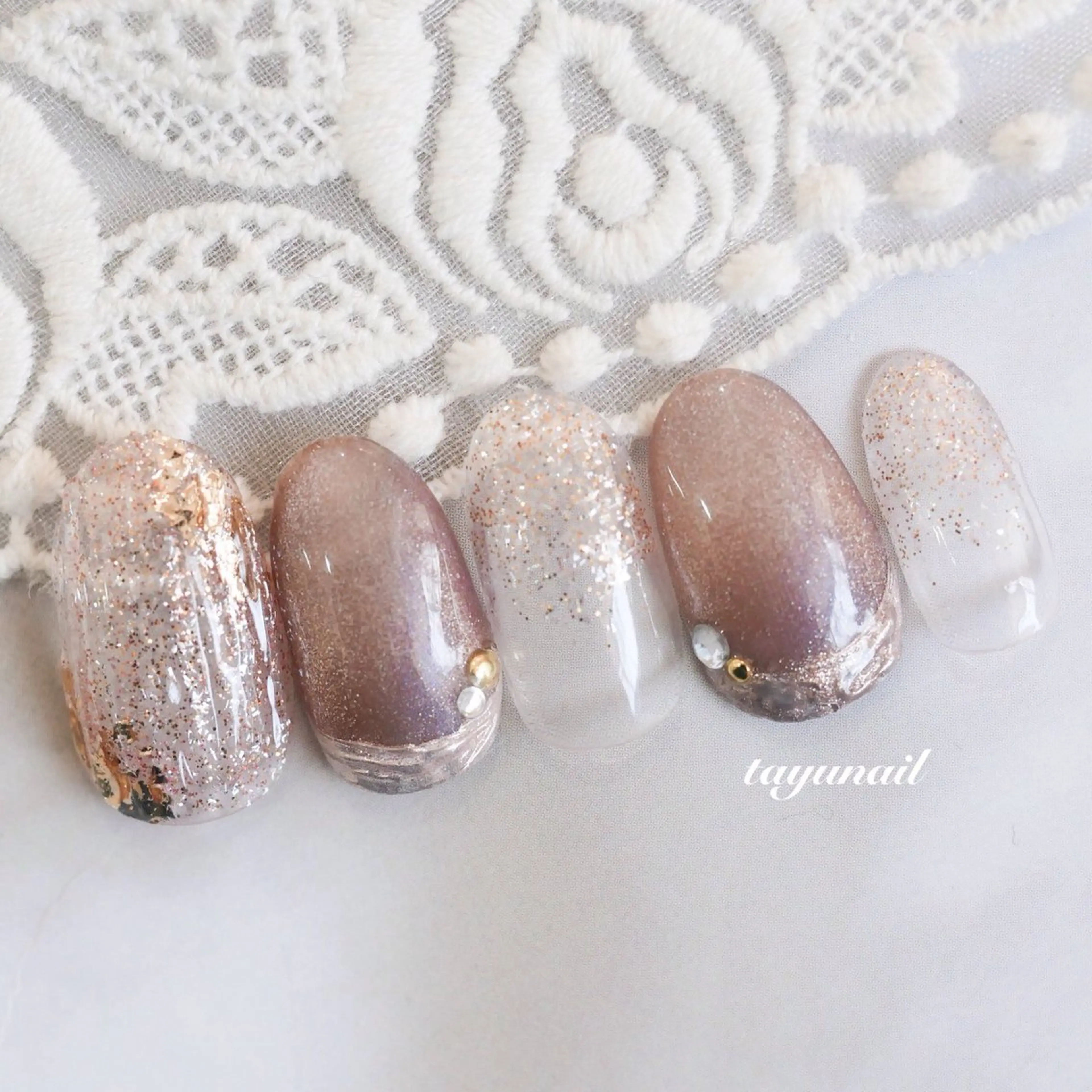 ネイル アートネイル ジェルネイル パラジェル ハンドネイル ネイルサロン・ネイルスクール　たゆnail所属・ネイルサロン 【たゆnail】のネイルデザイン