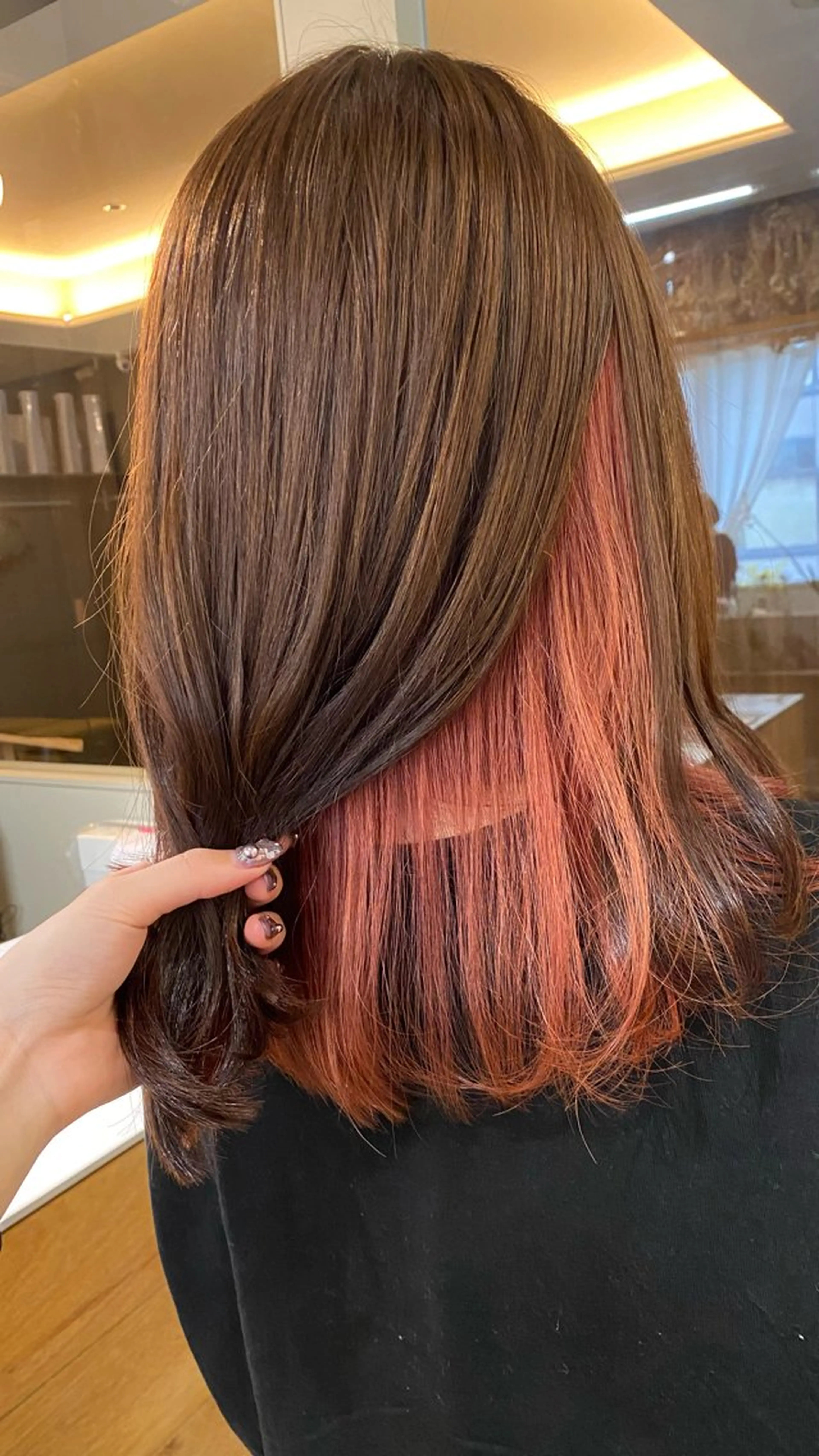 ミディアム カット ヘアカラー トリートメント 🌻花屋併設🌻濱 幸帆のヘアスタイル