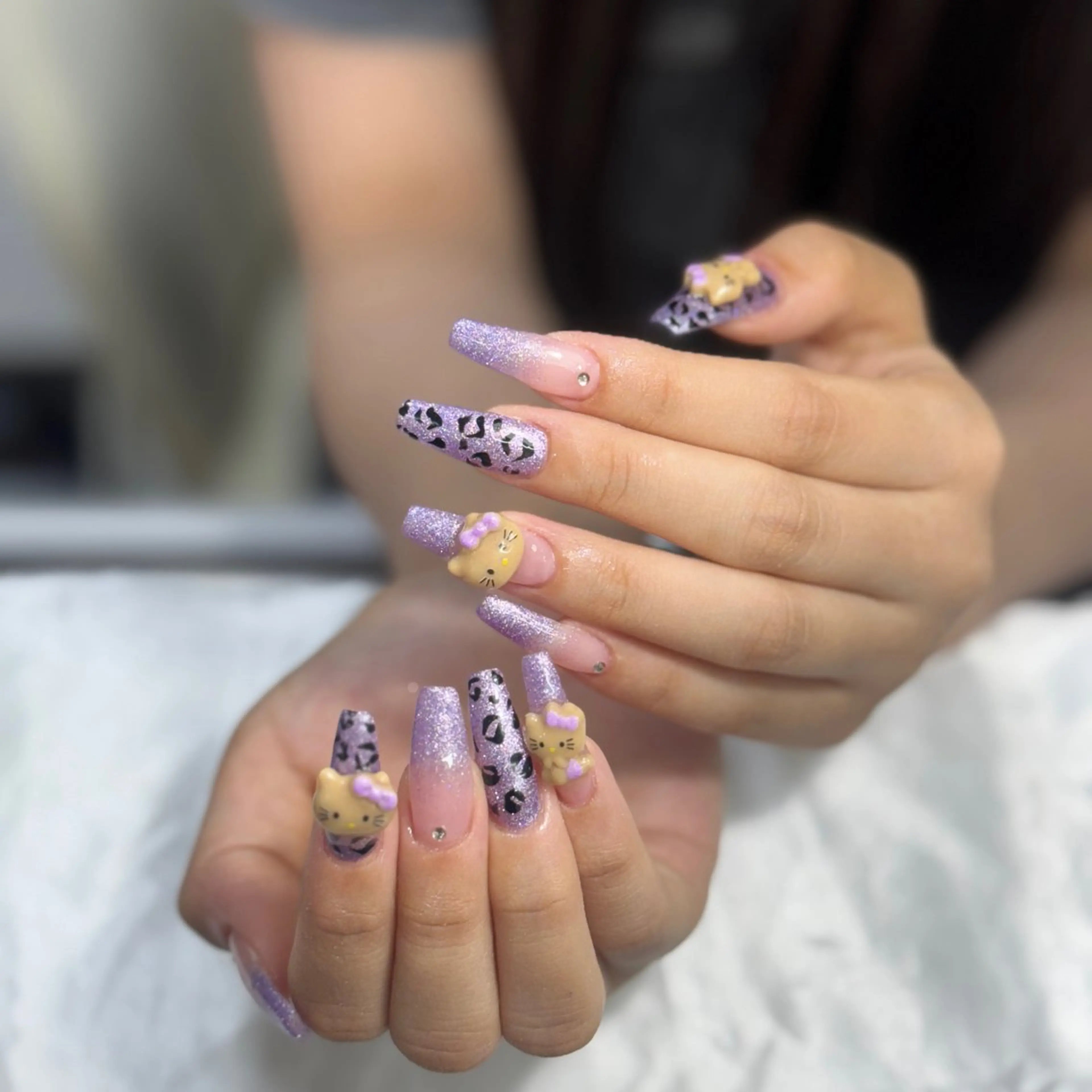 ネイル ジェルネイル 韓国ネイル マグネットネイル ネイルチップ 冬ネイル ハンドネイル Lenie Nailのネイルデザイン