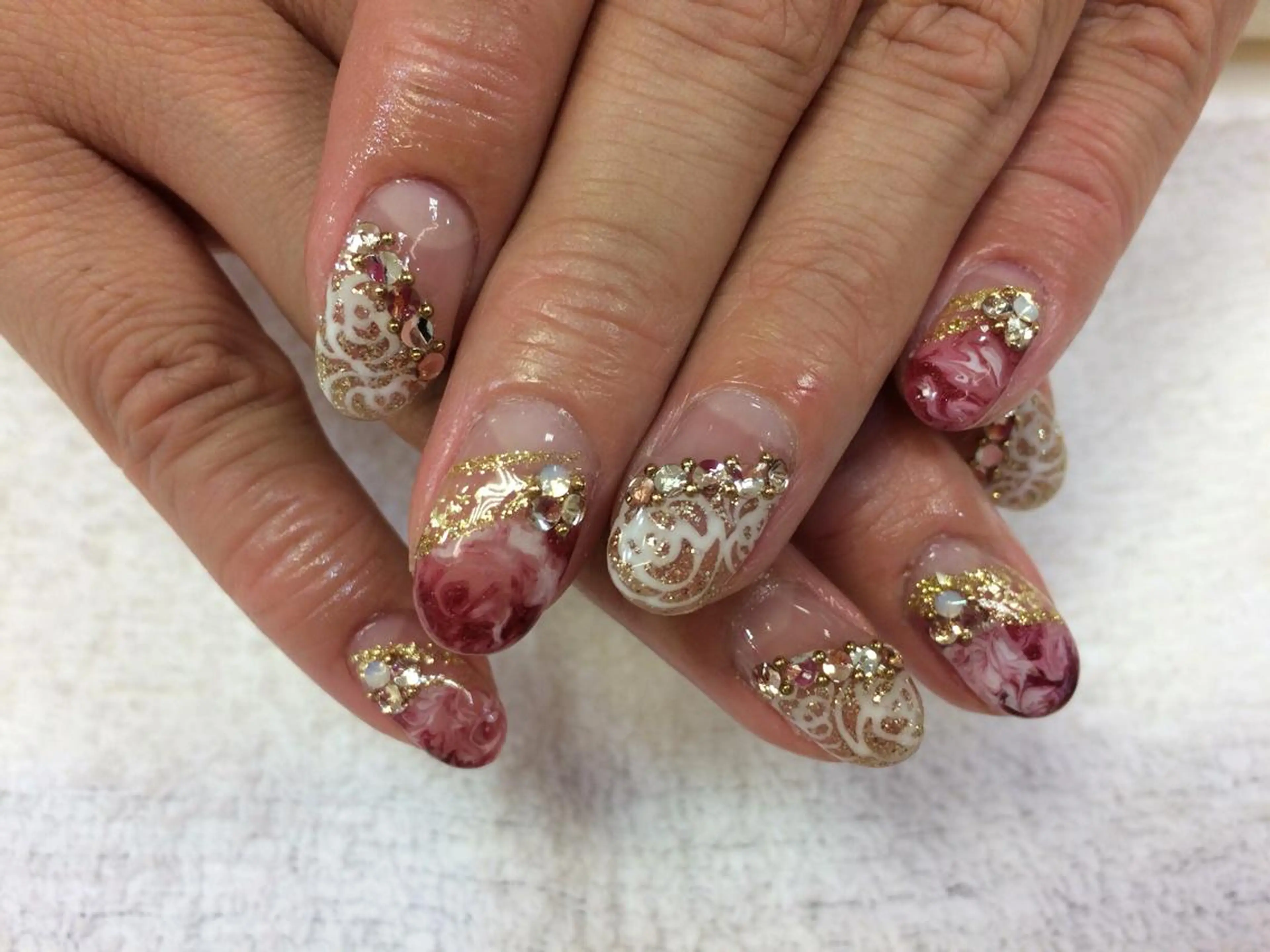 ネイル 大理石ネイル(マーブル) maison　opus所属・nailartist lisaのネイルデザイン