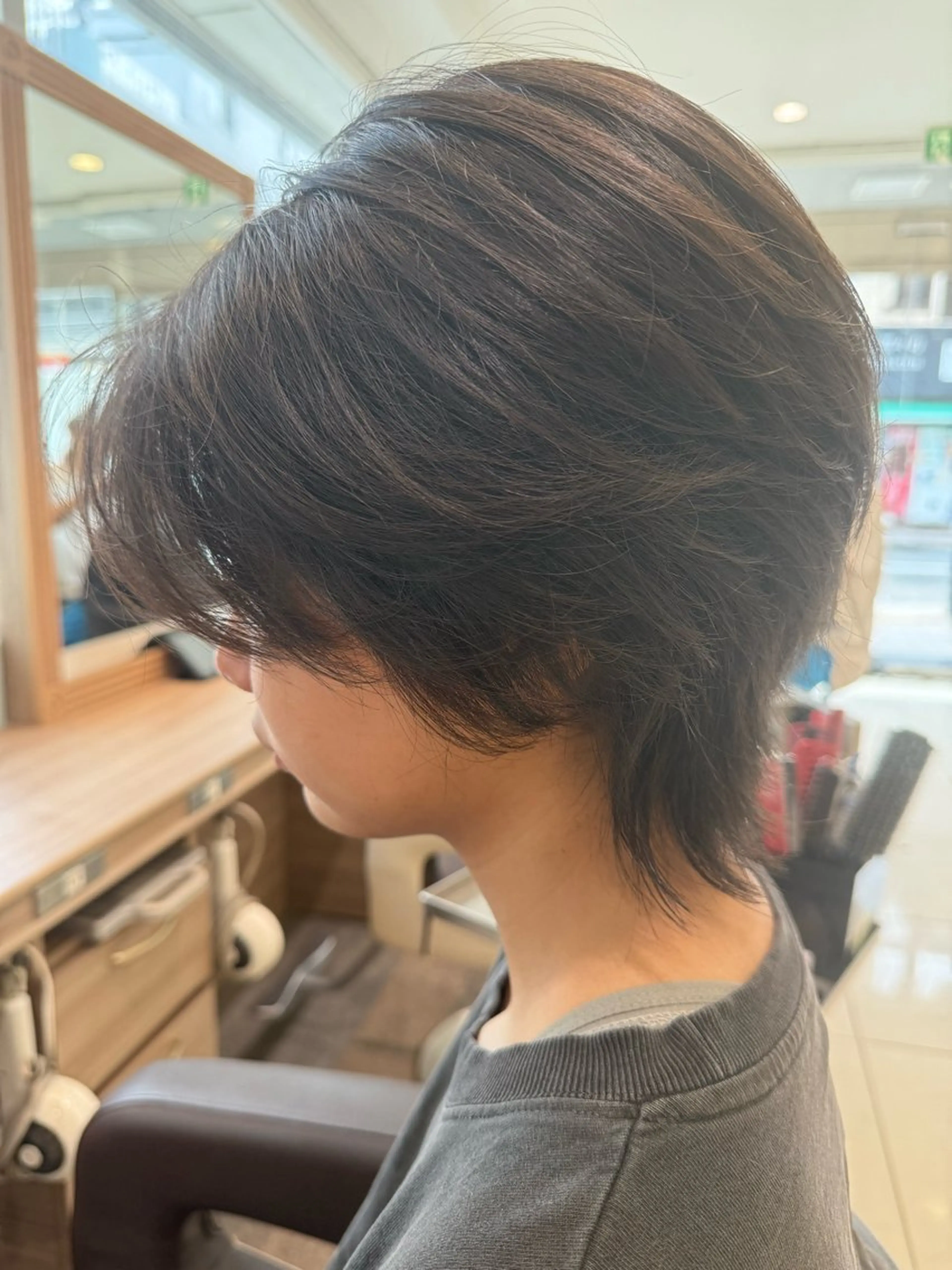 ショート ウルフカット カット 髪質改善・ストレート ‪✂︎‬東 大珠✂︎のヘアスタイル
