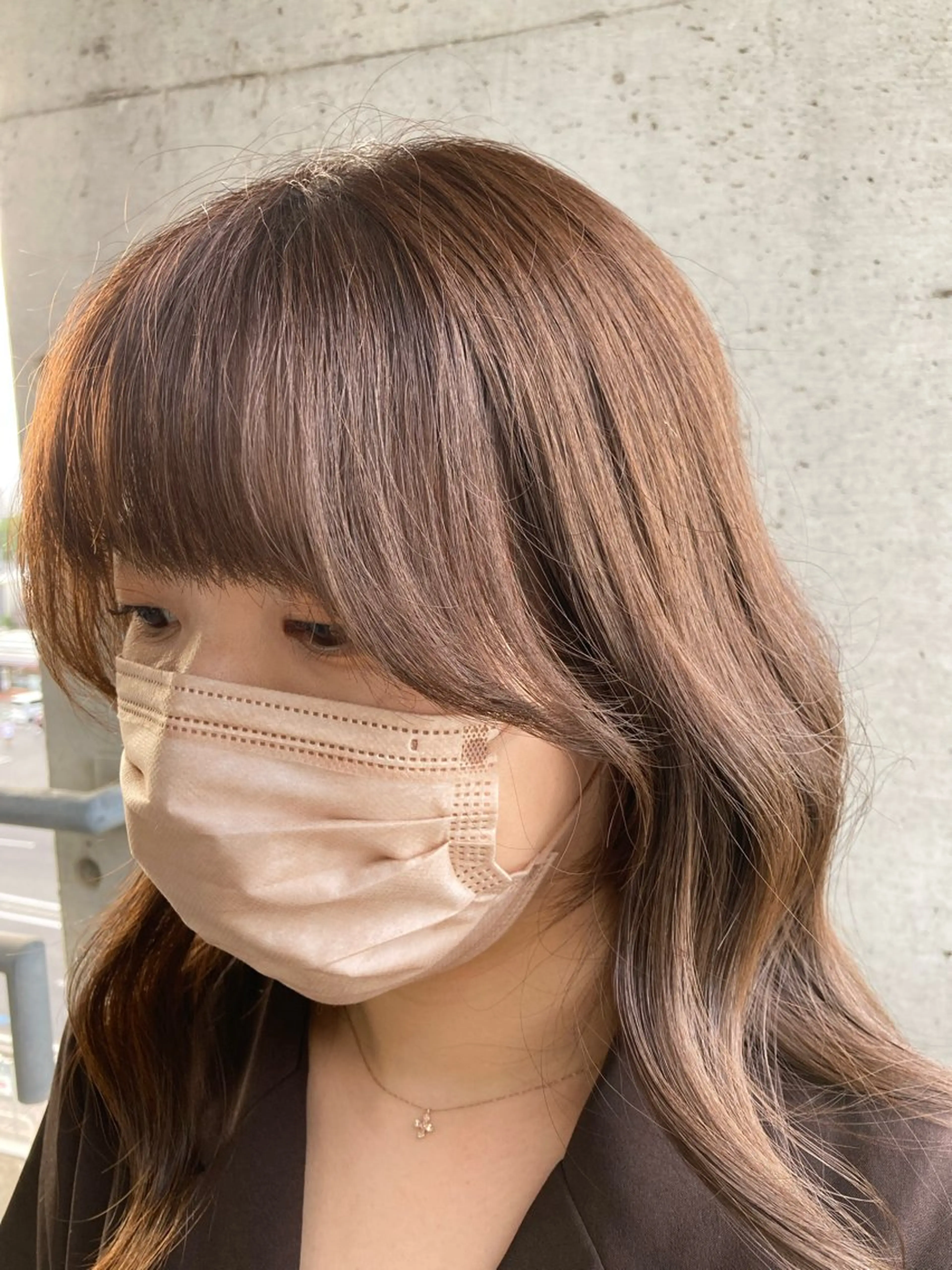 デザインカット＋前髪縮毛矯正（スパシャンプー・ブロー込）の写真