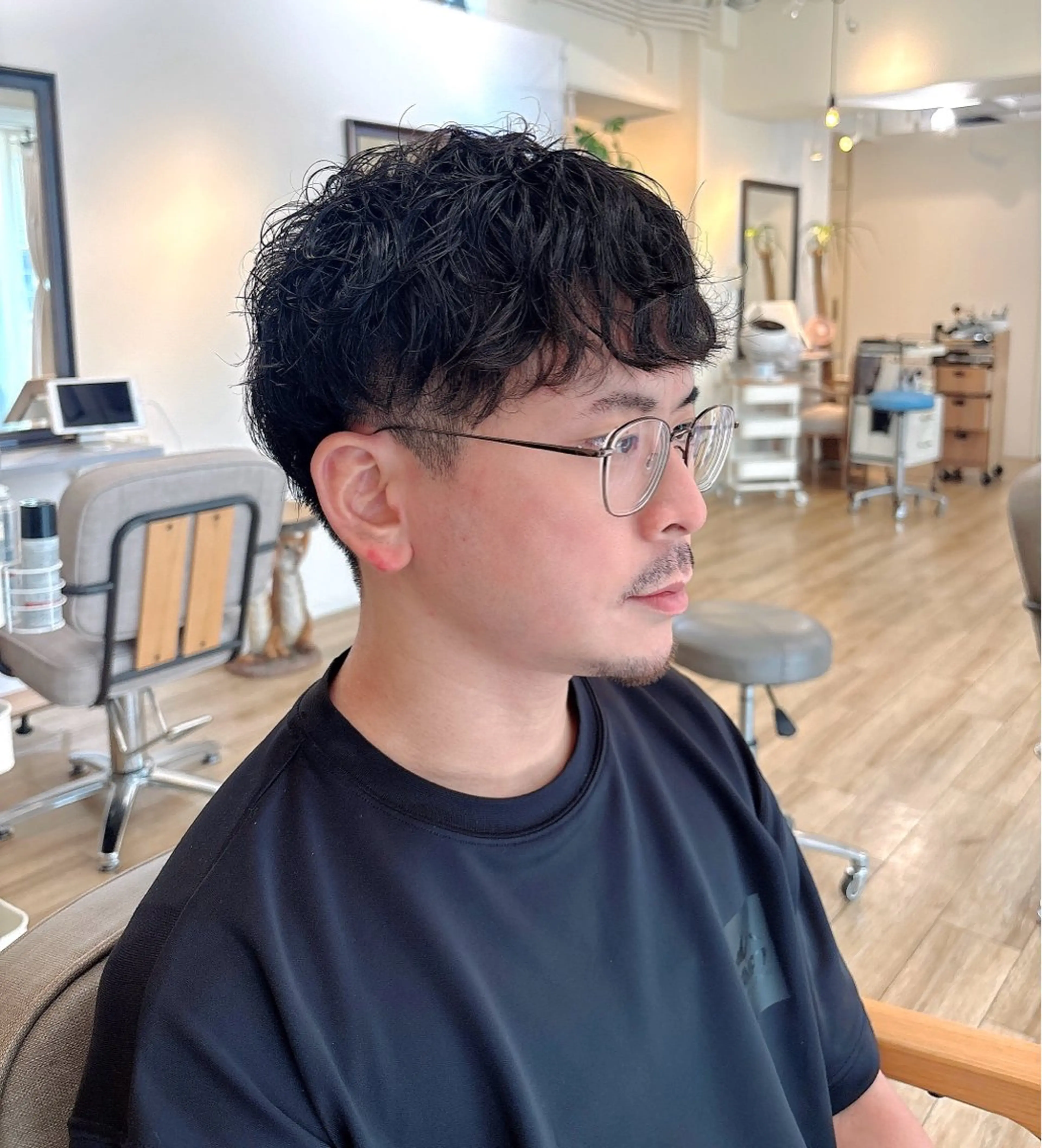 【動画撮影、口コミ書いて頂ける方限定】 カット＋パーマ＋シャンプーの写真