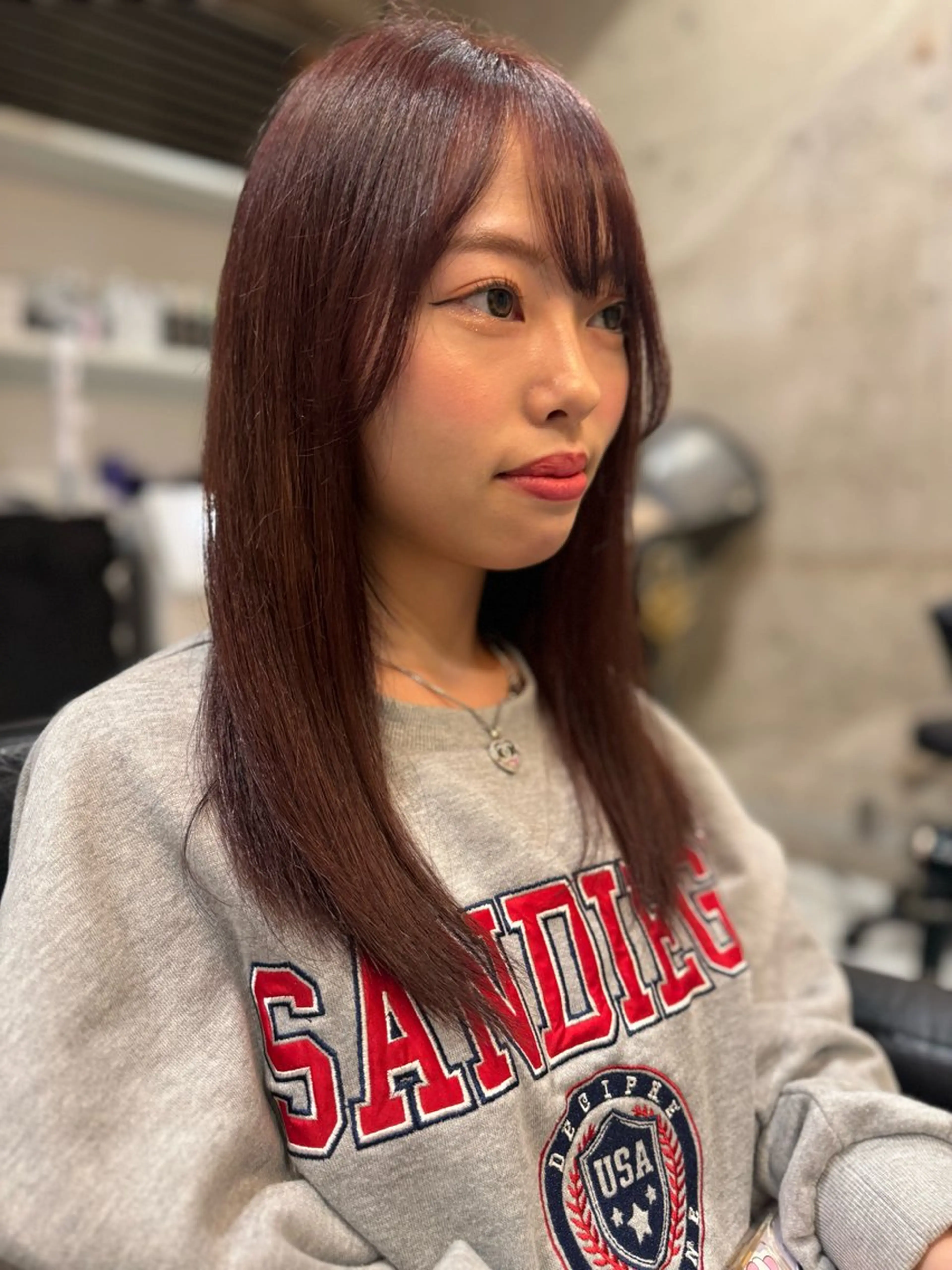 ミディアム 髪質改善 Luxe表参道 髪質改善　奈良のヘアスタイル
