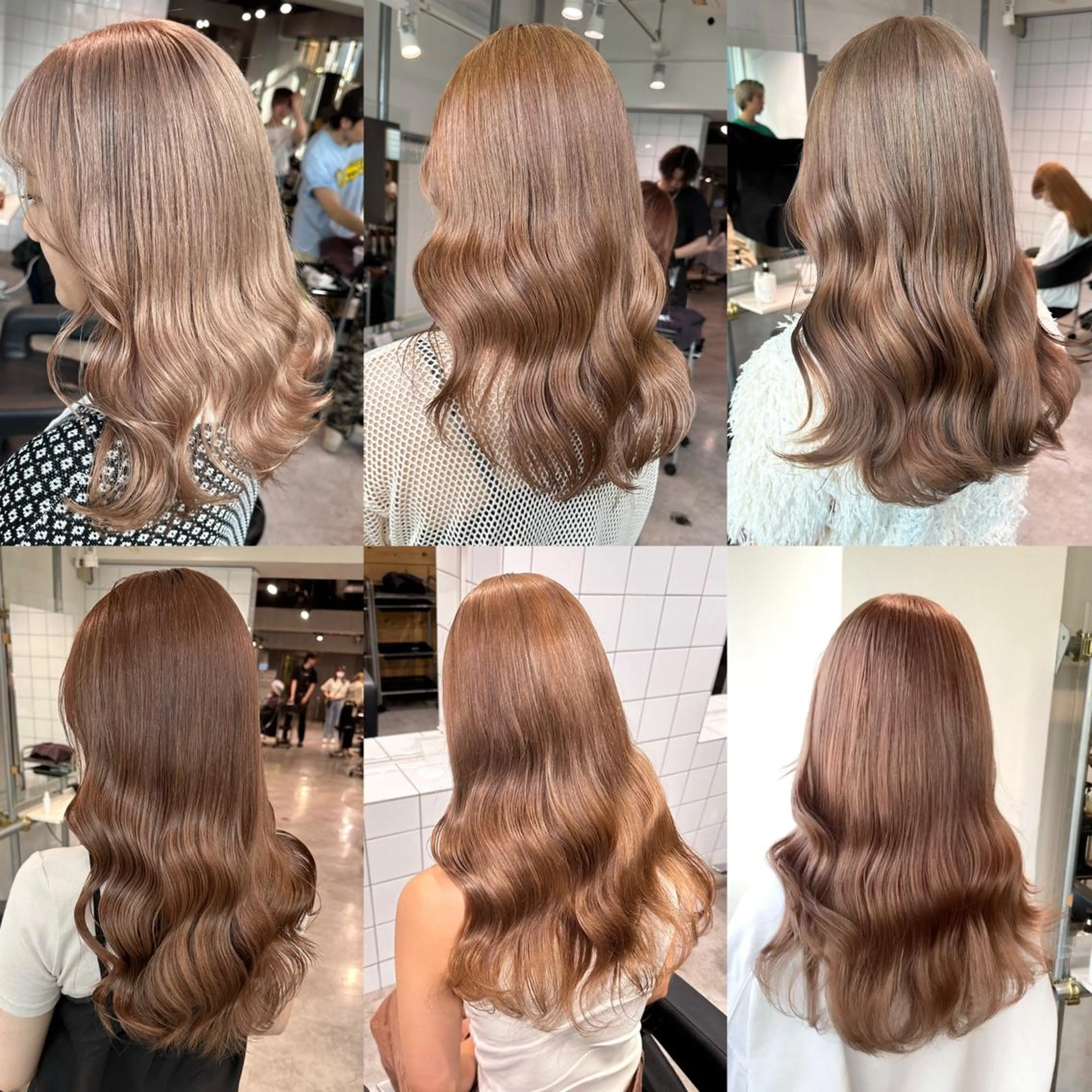ロング カラー ベージュカラー ブリーチ ダブルカラー ミルクティーベージュ くすみミルクティー/ ブラウン🪡TOWAのヘアスタイル