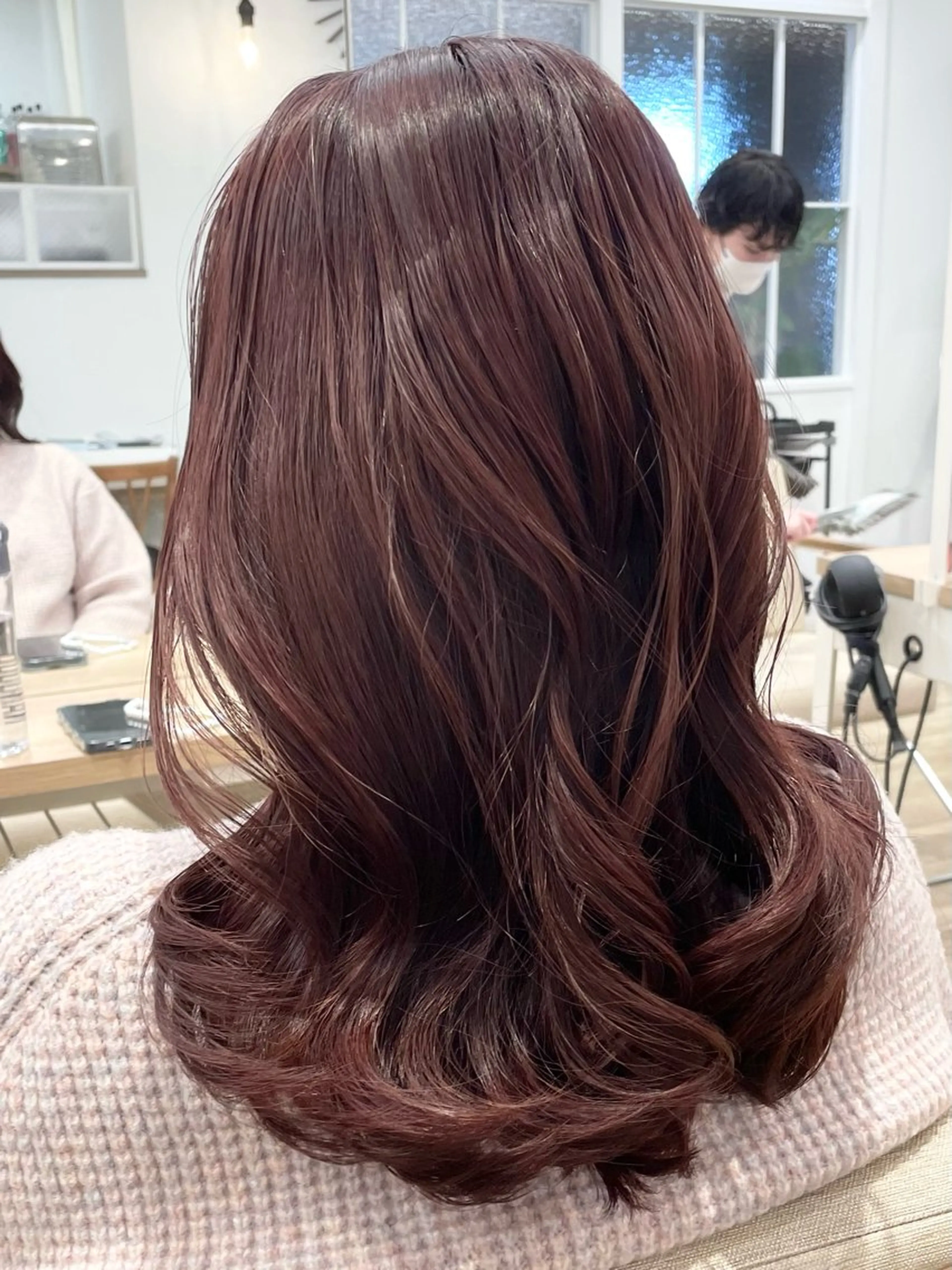 セミロング ヘアカラー トリートメント 松田 /骨格矯正カットのヘアスタイル