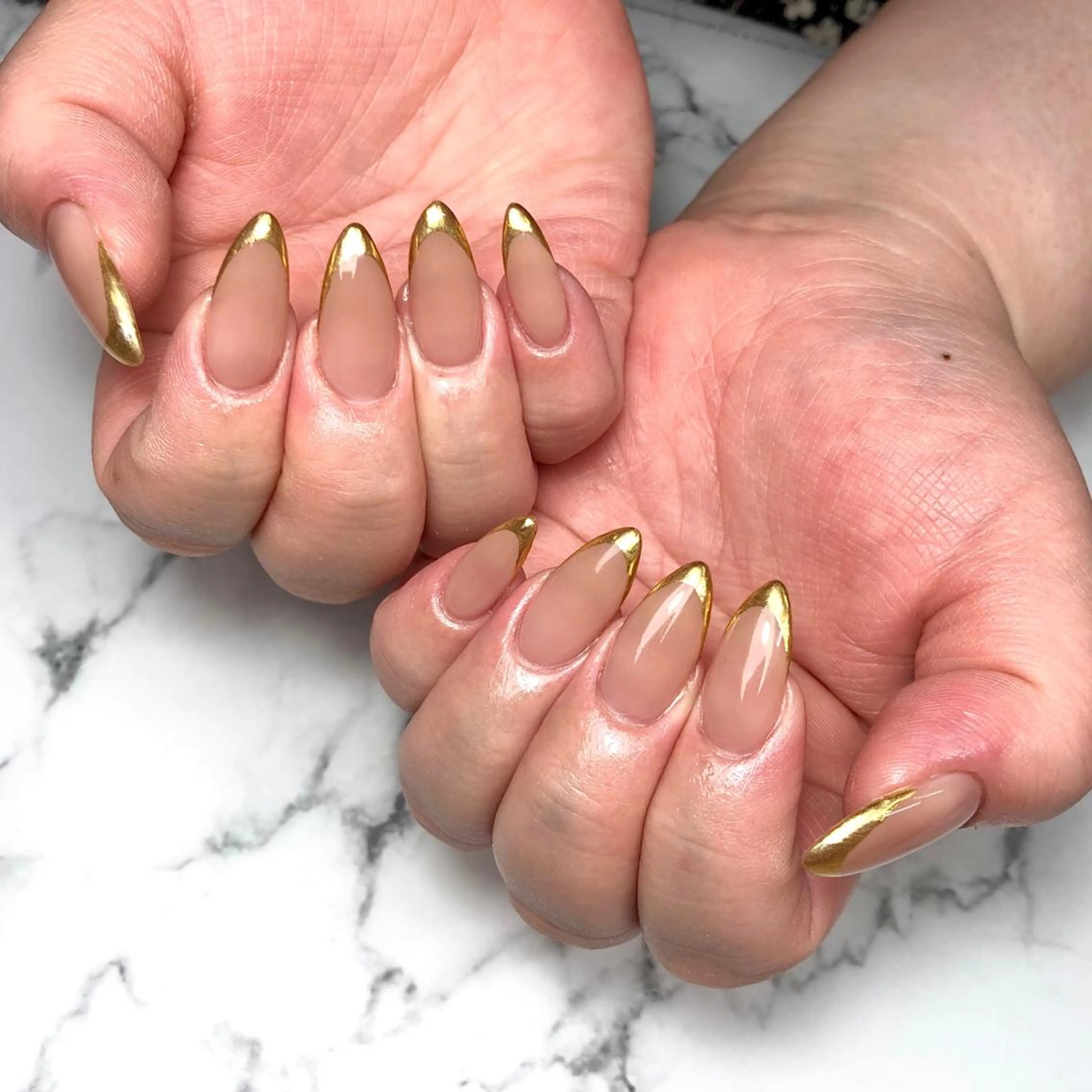 ネイル フレンチネイル ジェルネイル ハロウィン 氷ネイル・うるうるネイル 韓国ネイル ハンドネイル NAIL NOWのネイルデザイン