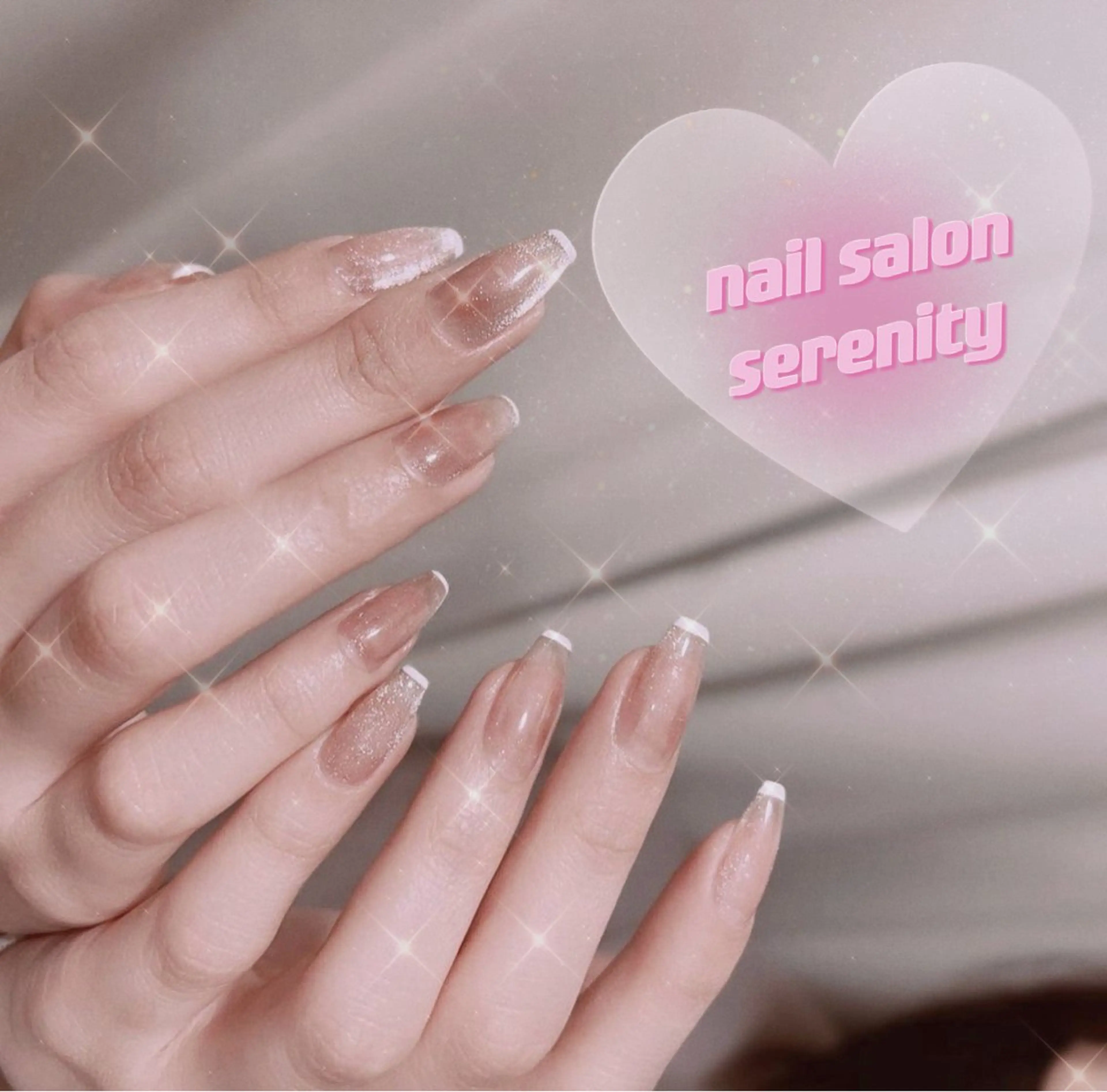 ネイル ハンドネイル ハンドケア ✨Serenity ワンホンネイルのネイルデザイン