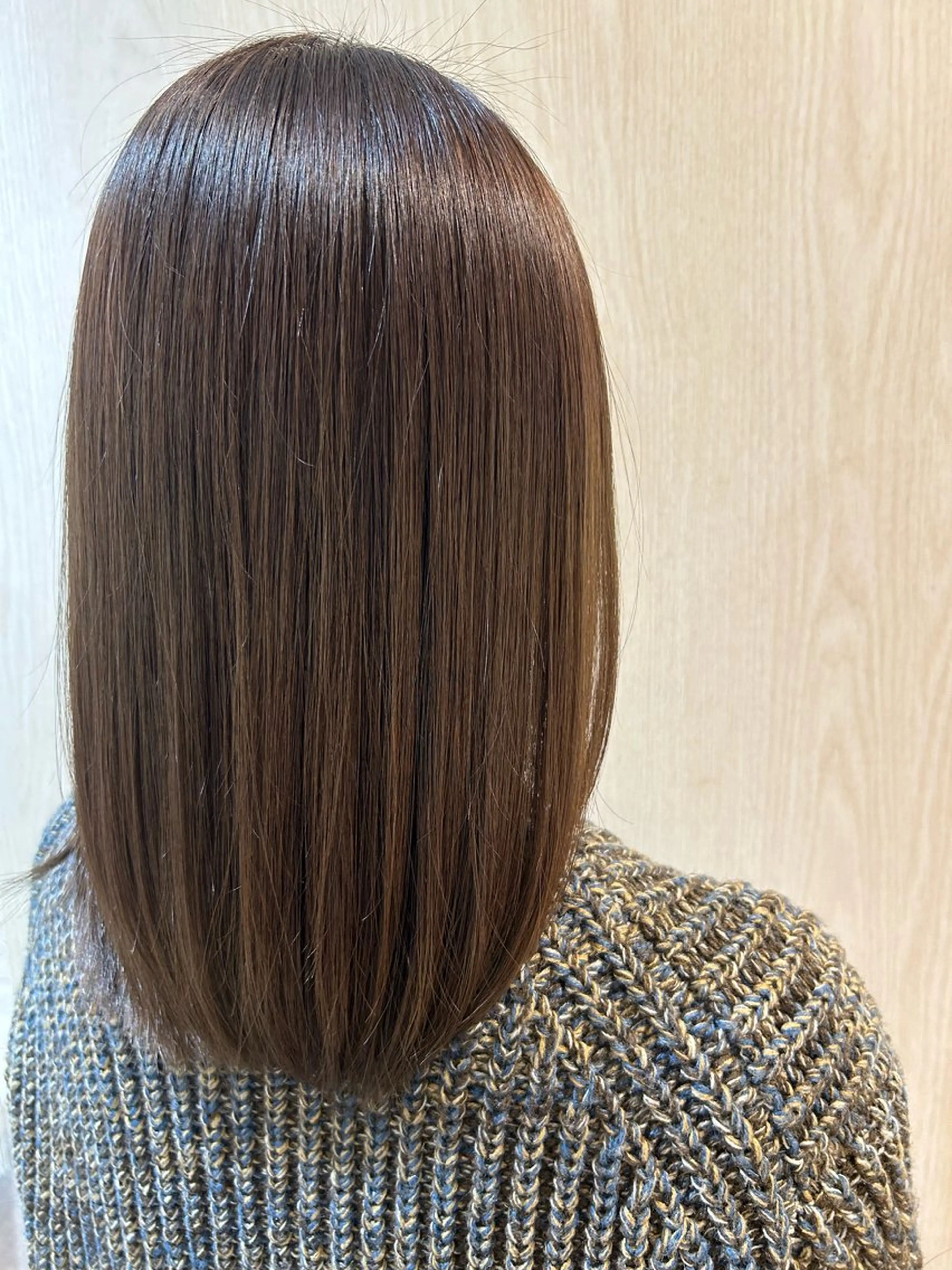 ミディアム カラー 森 麻衣葉のヘアスタイル