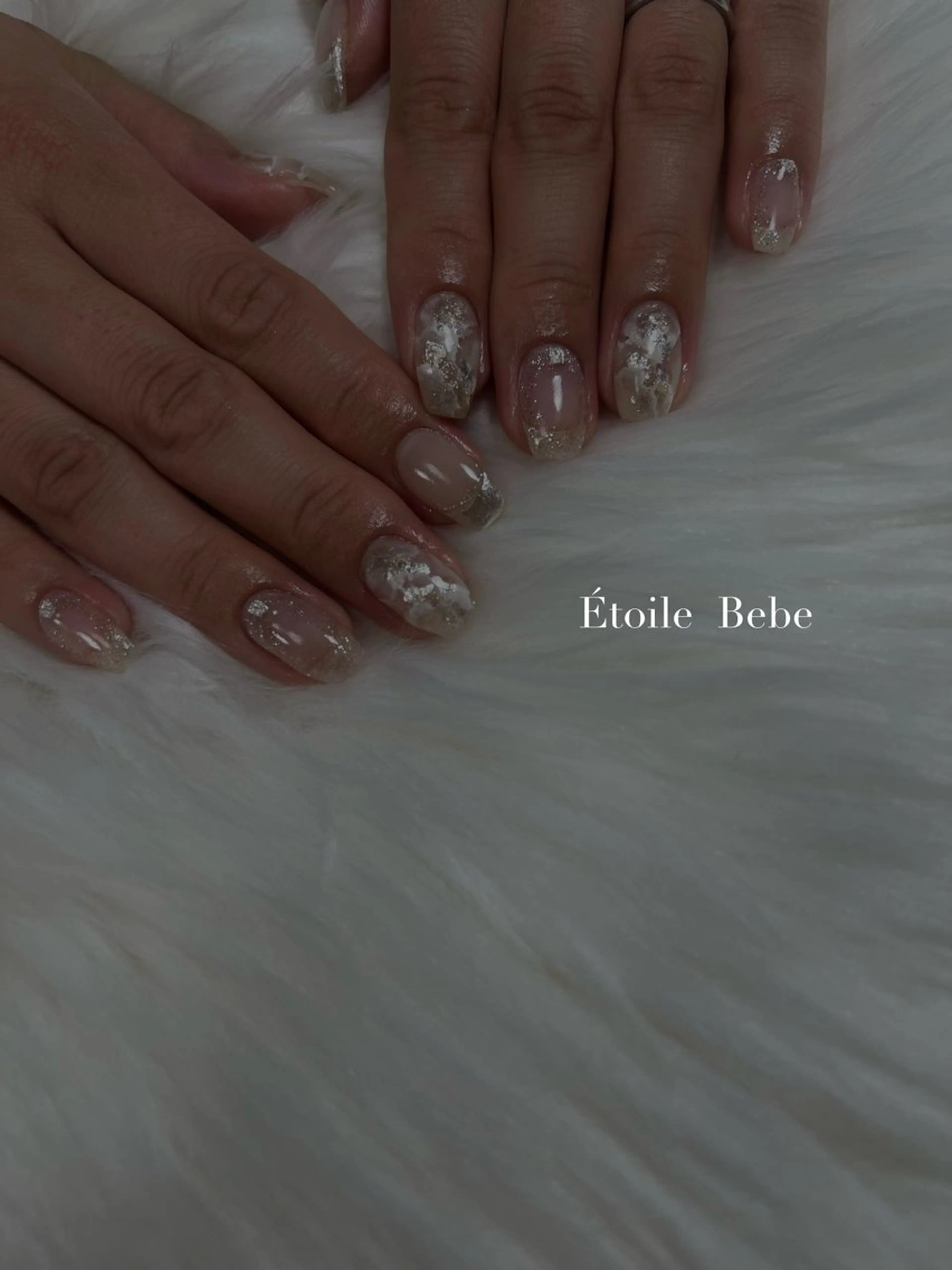 ネイル ニュアンスネイル Étoile Bebeのネイルデザイン