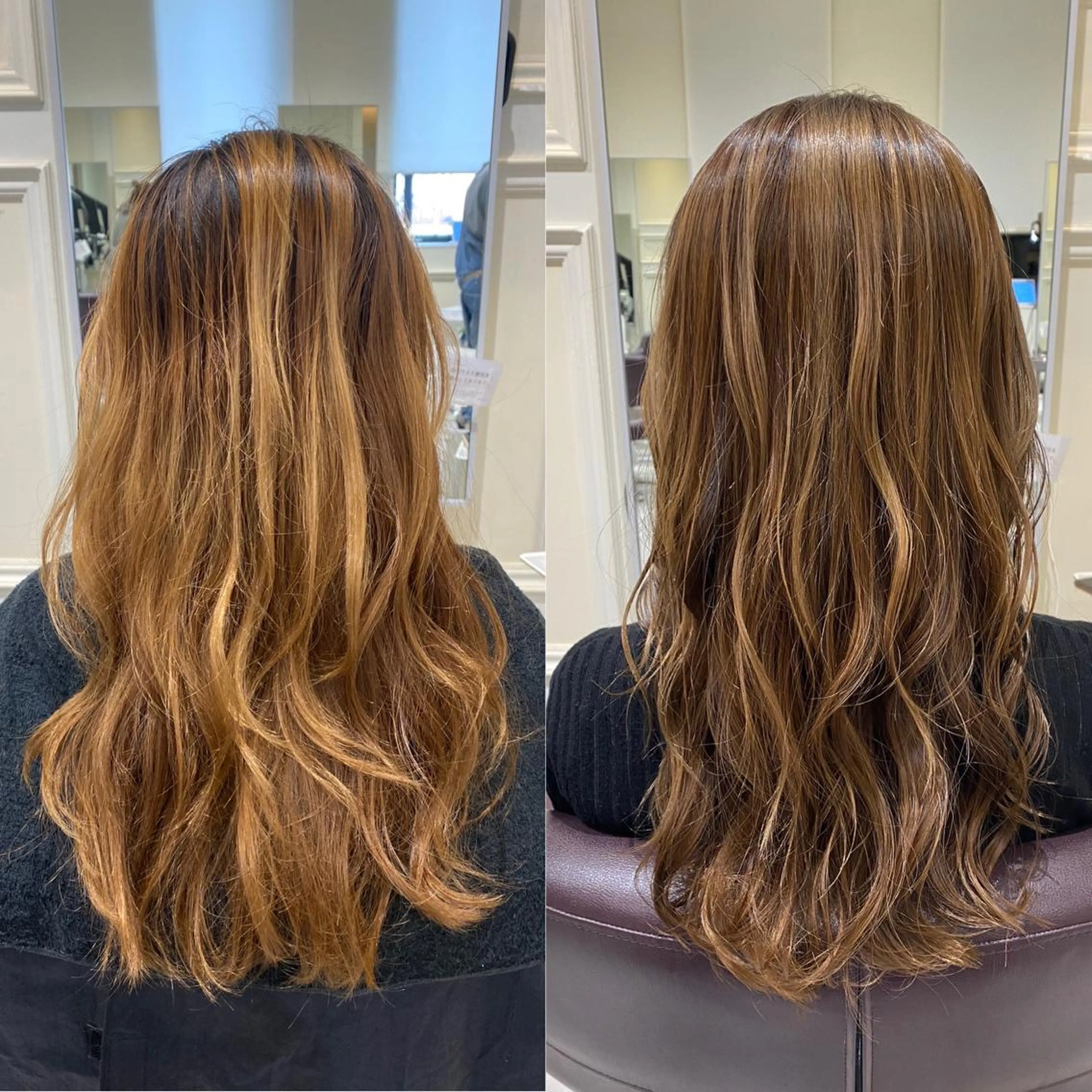 ロング カット ヘアカラー トリートメント 暗髪透明感カラー/ インナー/小島良太のヘアスタイル