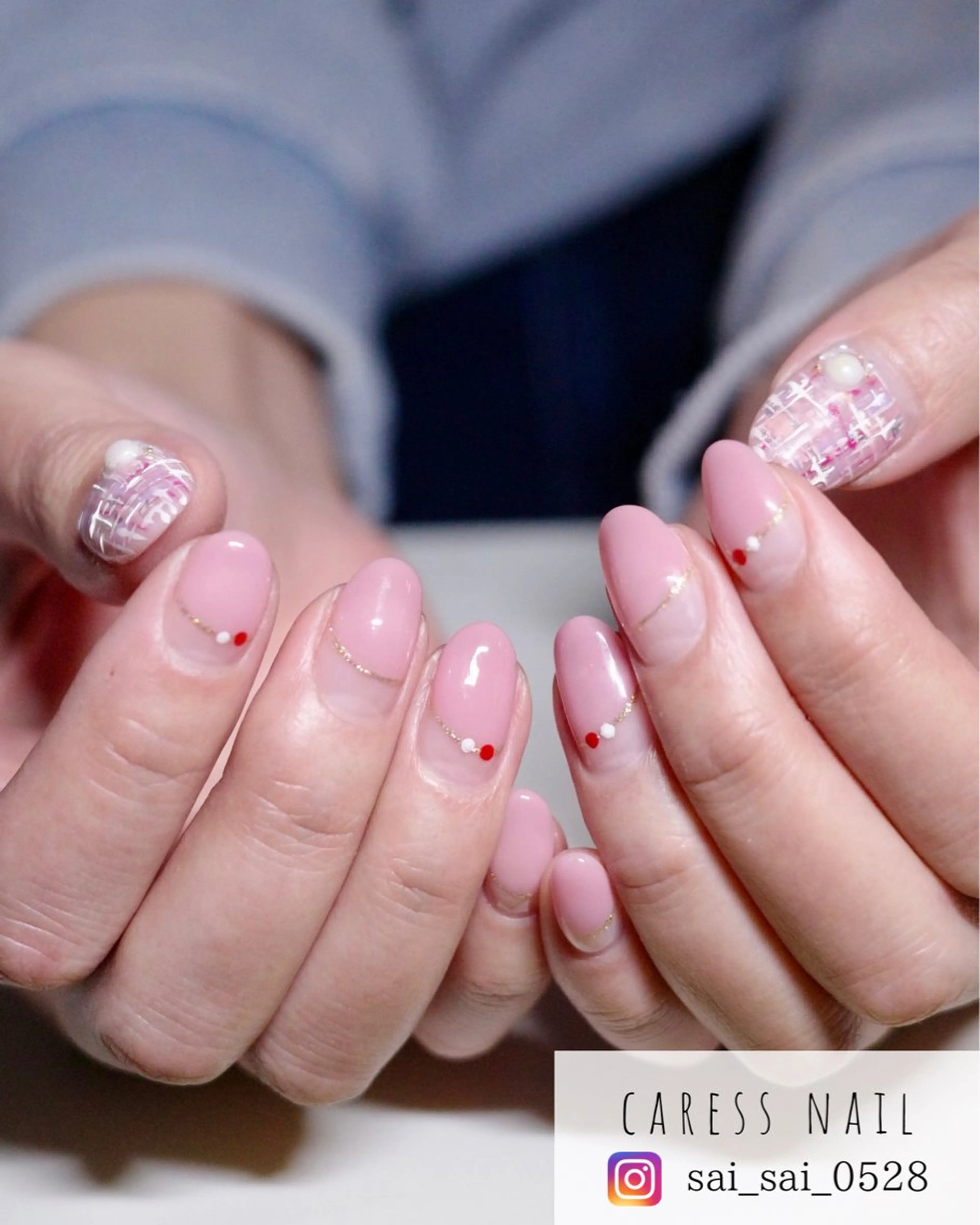 ネイル caress  nail カレスネイル　代々木上原所属・カレスネイル さいのネイルデザイン