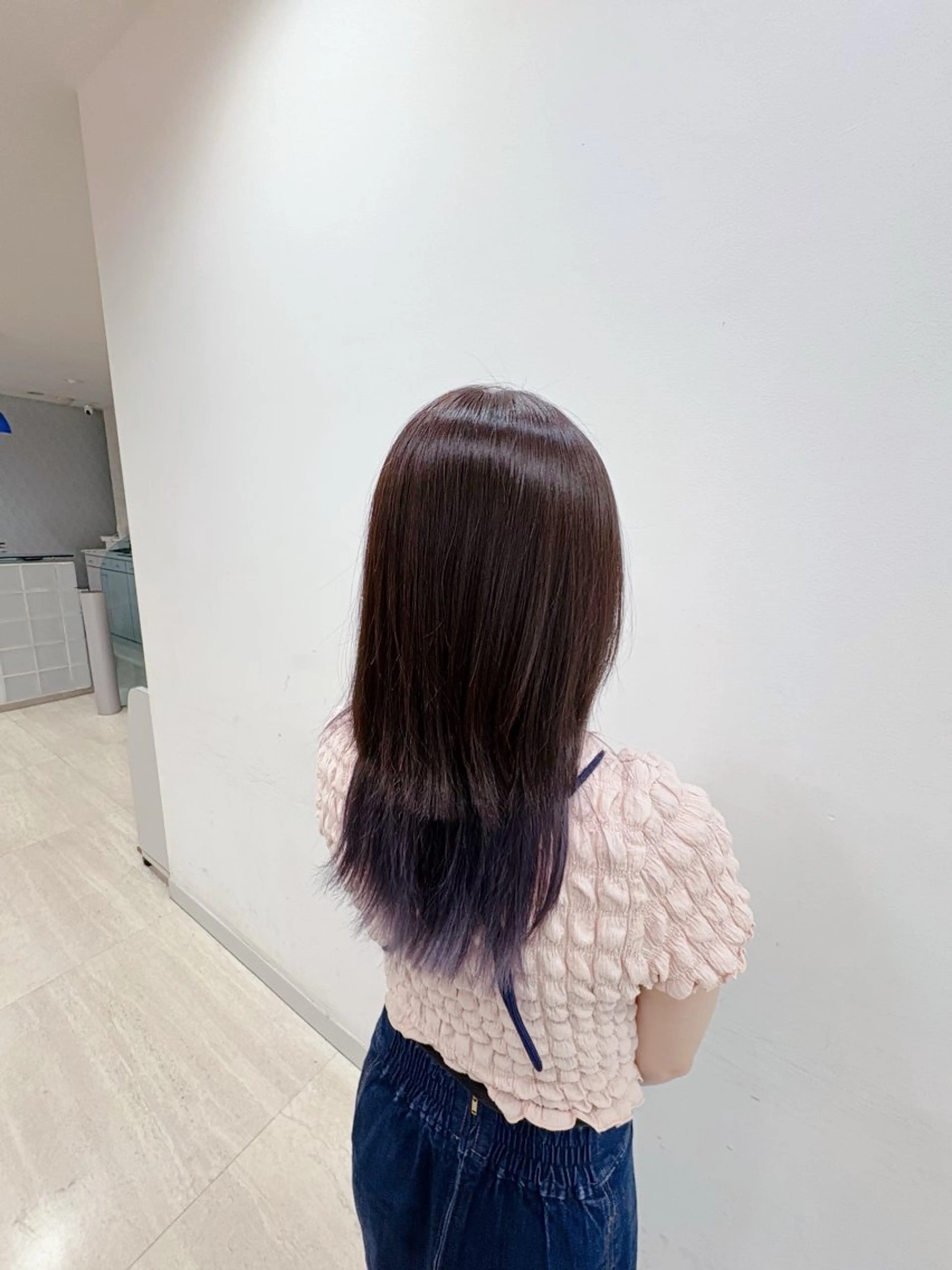 カラー quarter まつながたばさのヘアスタイル