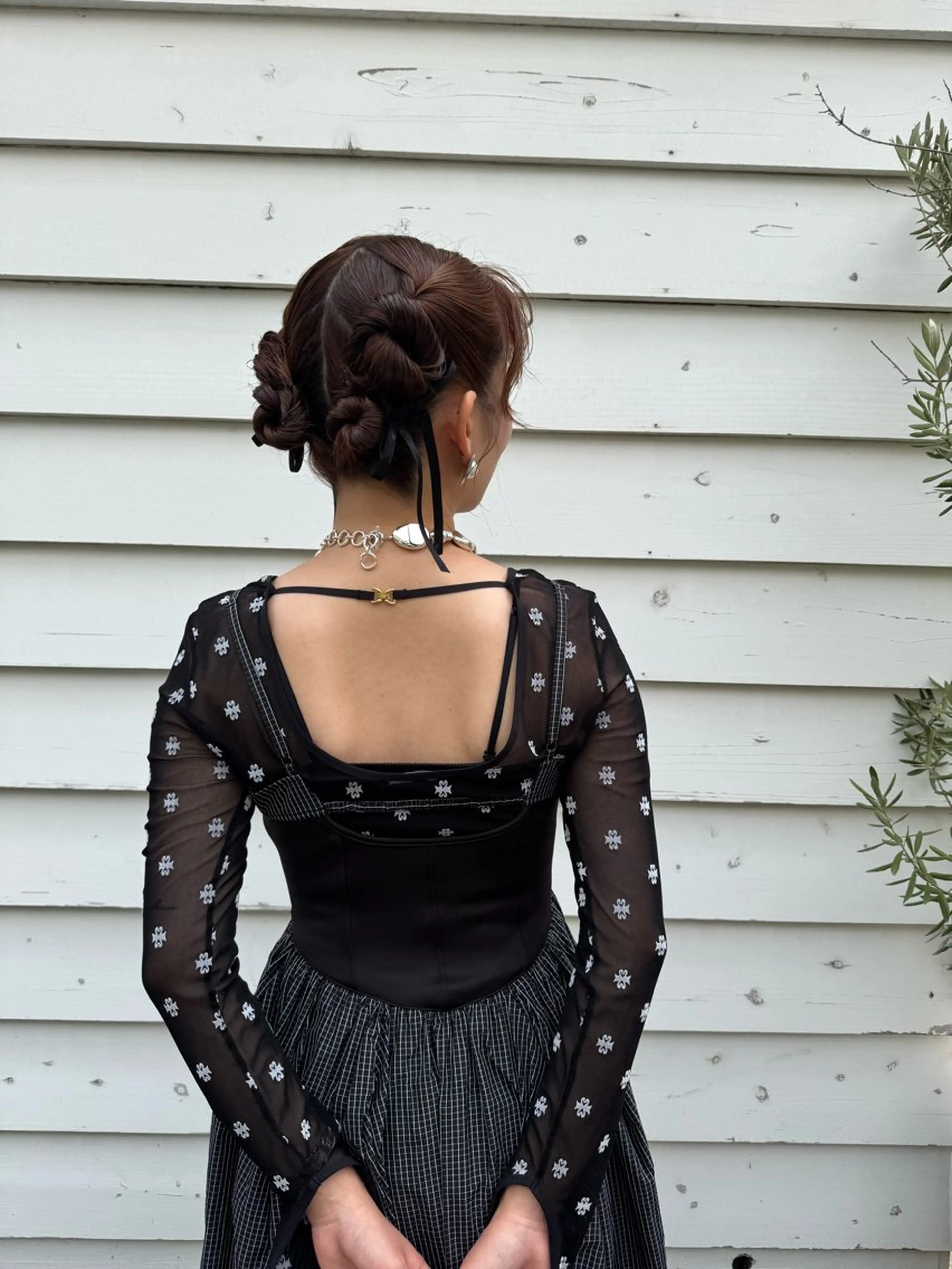 セミロング ヘアアレンジ ヘアセット お呼ばれヘアアレンジ mina🌷のヘアスタイル