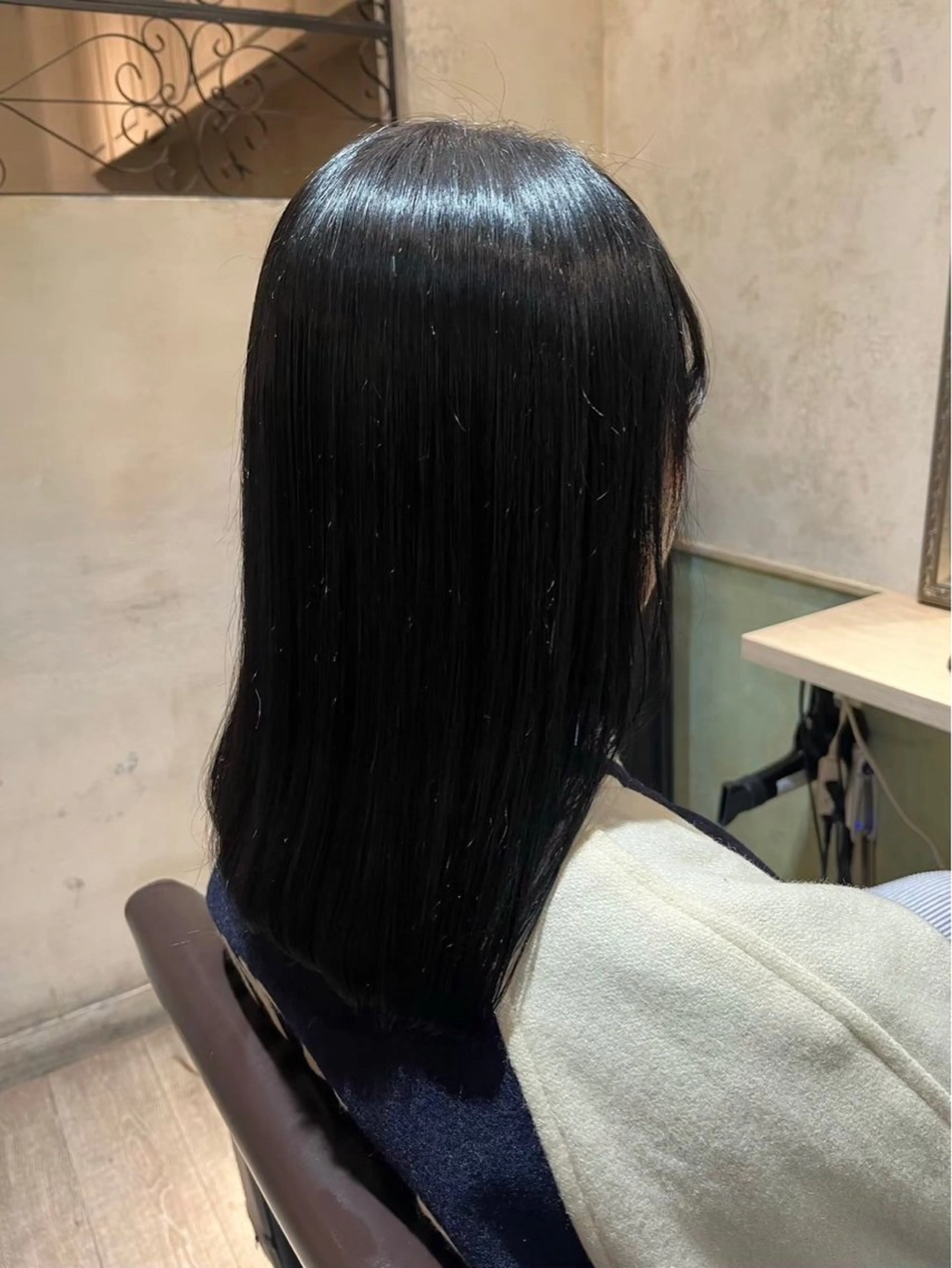 整えカット➕縮毛矯正💚の写真