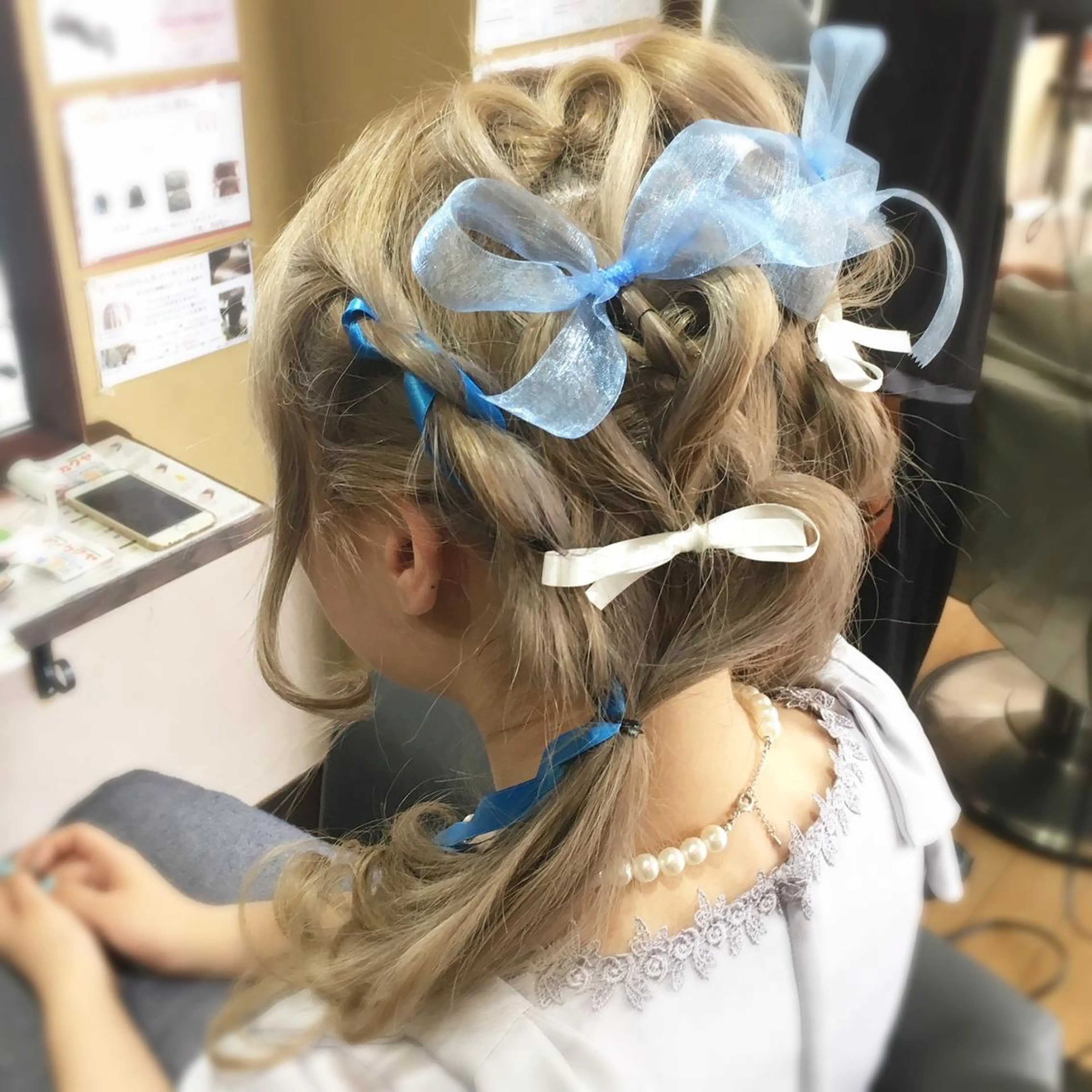 ロング ヘアアレンジ パピヨンロゼ メイのヘアスタイル