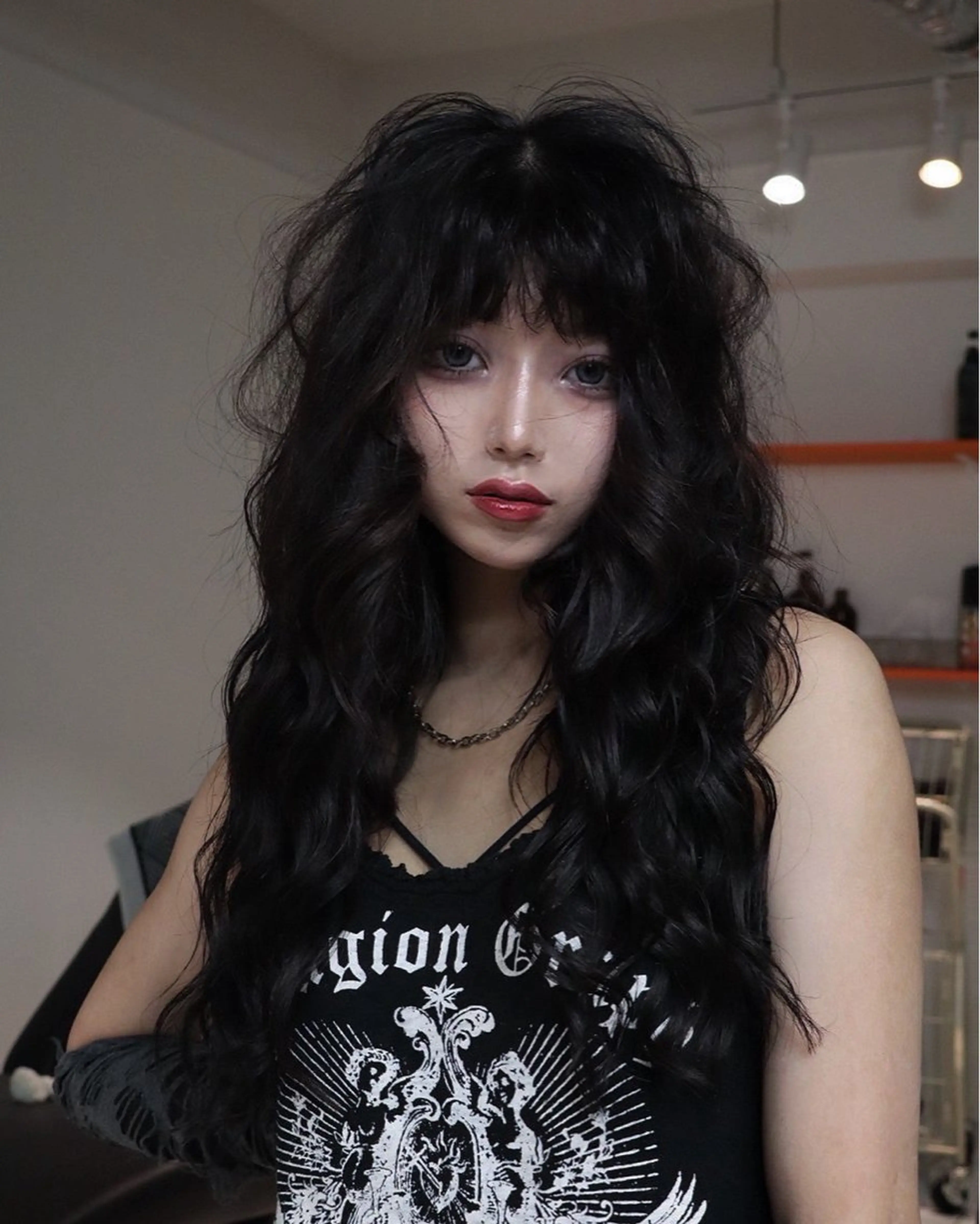 ロング レイヤーカット /ハイトーンchaoのヘアスタイル