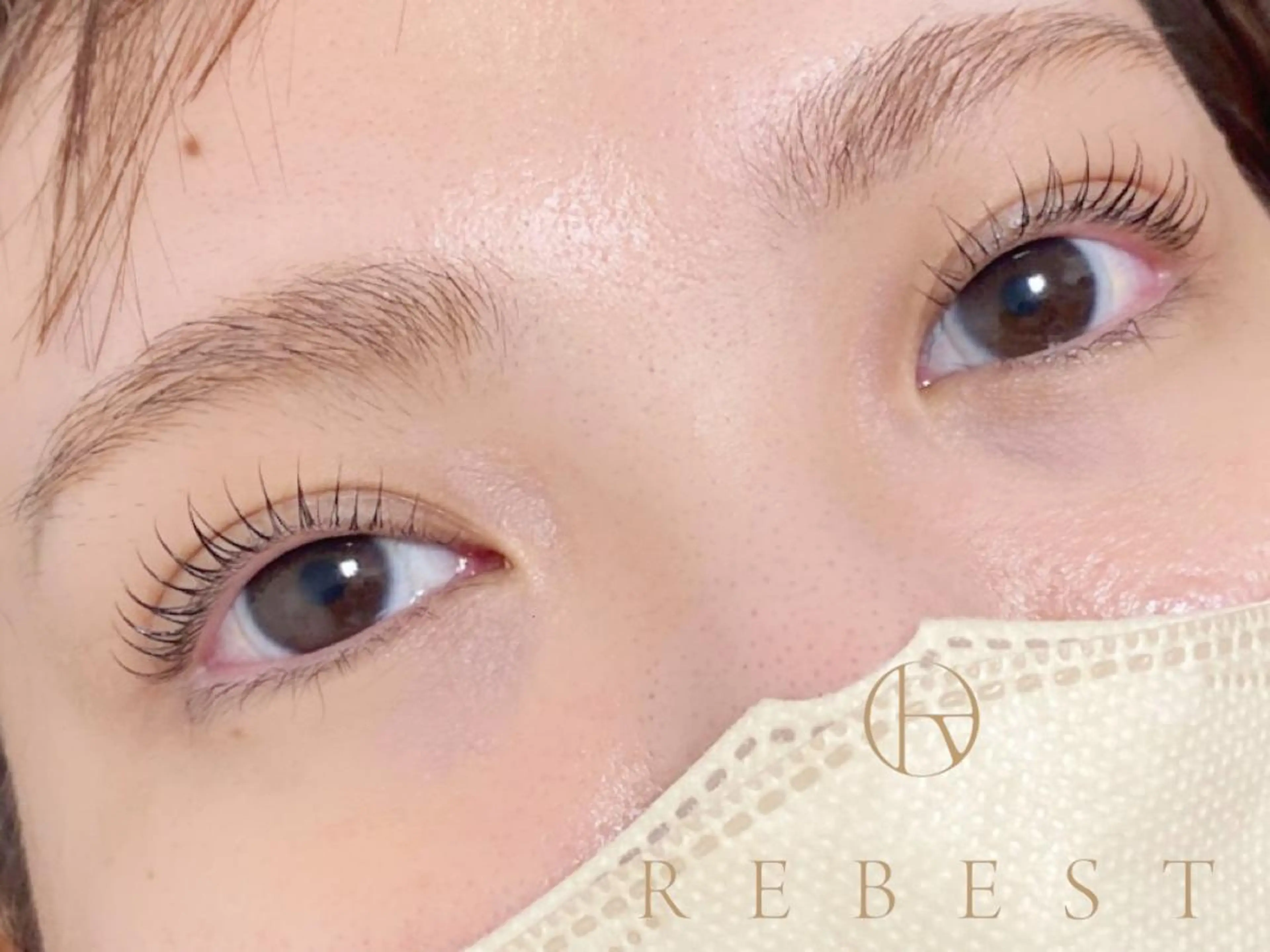 マツエク・マツパ パリジェンヌラッシュリフト マツパ 心斎橋REBEST HINATA🍒のマツエク・マツパデザイン