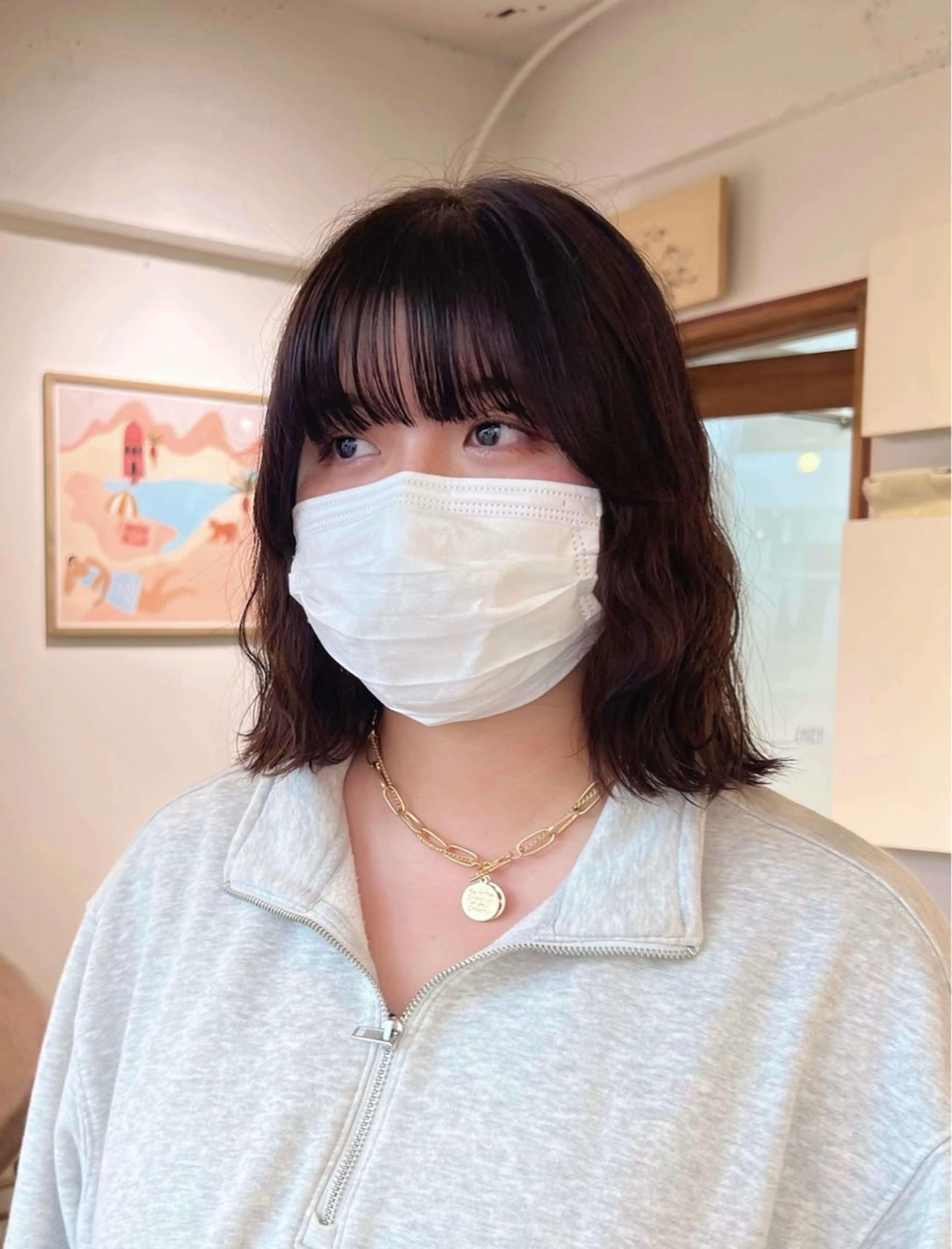 パーマ ☑️aiko【艶 カラー・ショート募】のヘアスタイル
