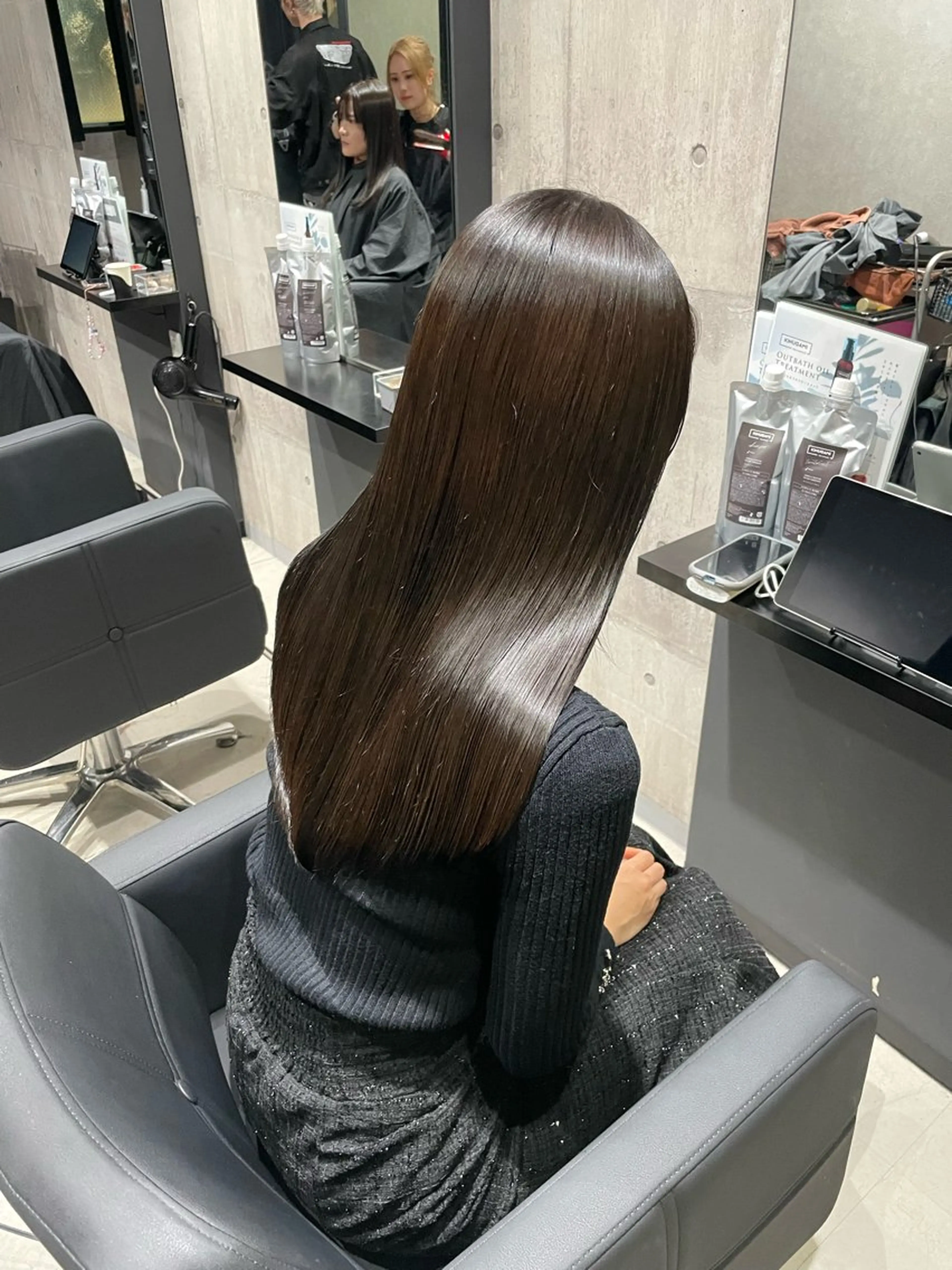 ロング カラー ベージュカラー オリーブベージュ カット ヘアカラー トリートメント 髪質改善/艶カラー Hiroakiのヘアスタイル