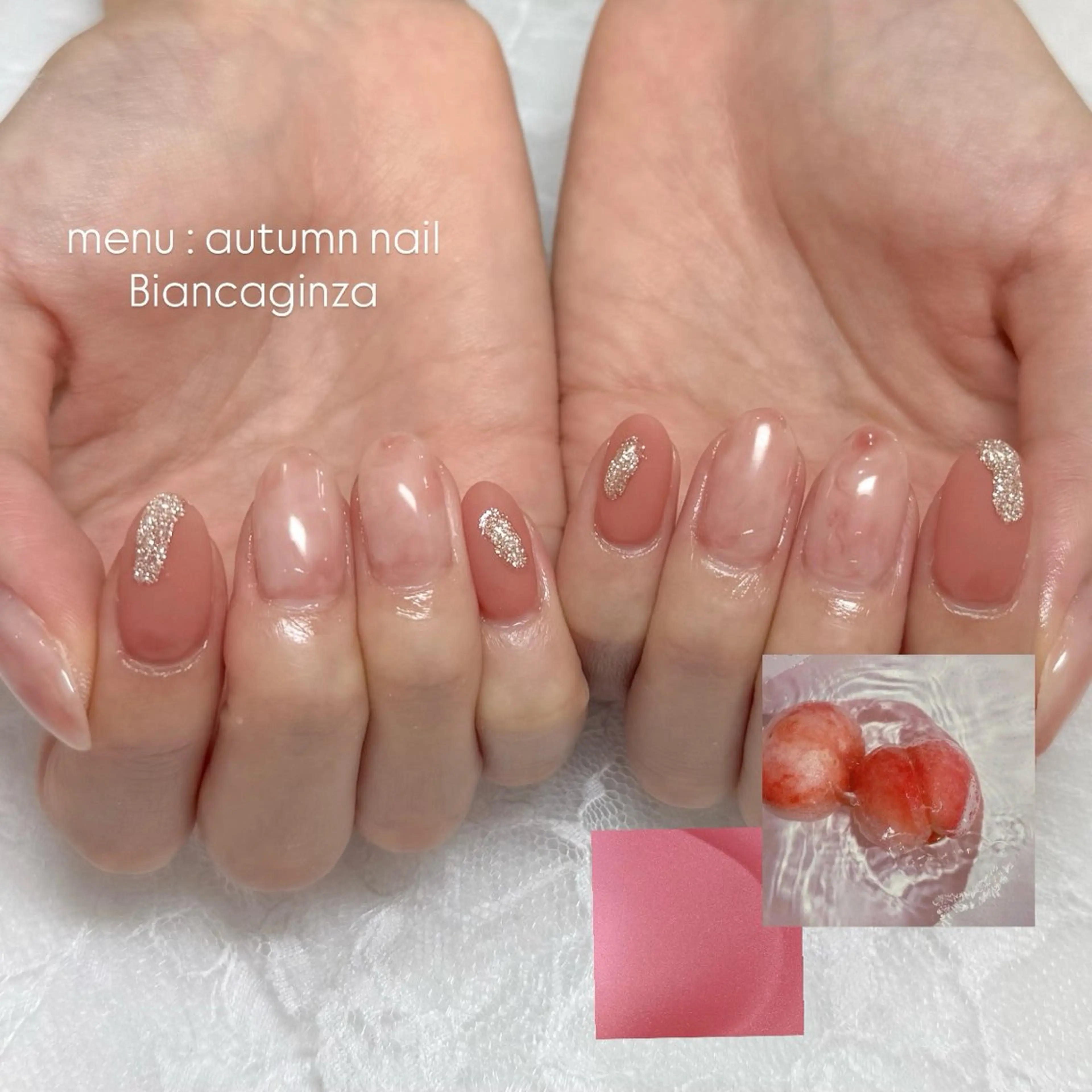 《秋限定🍒》【オフ有】キレイめニュアンス 選べる定額🧡6種ALL パラジェル変更可♥ 銀座/有楽町の写真