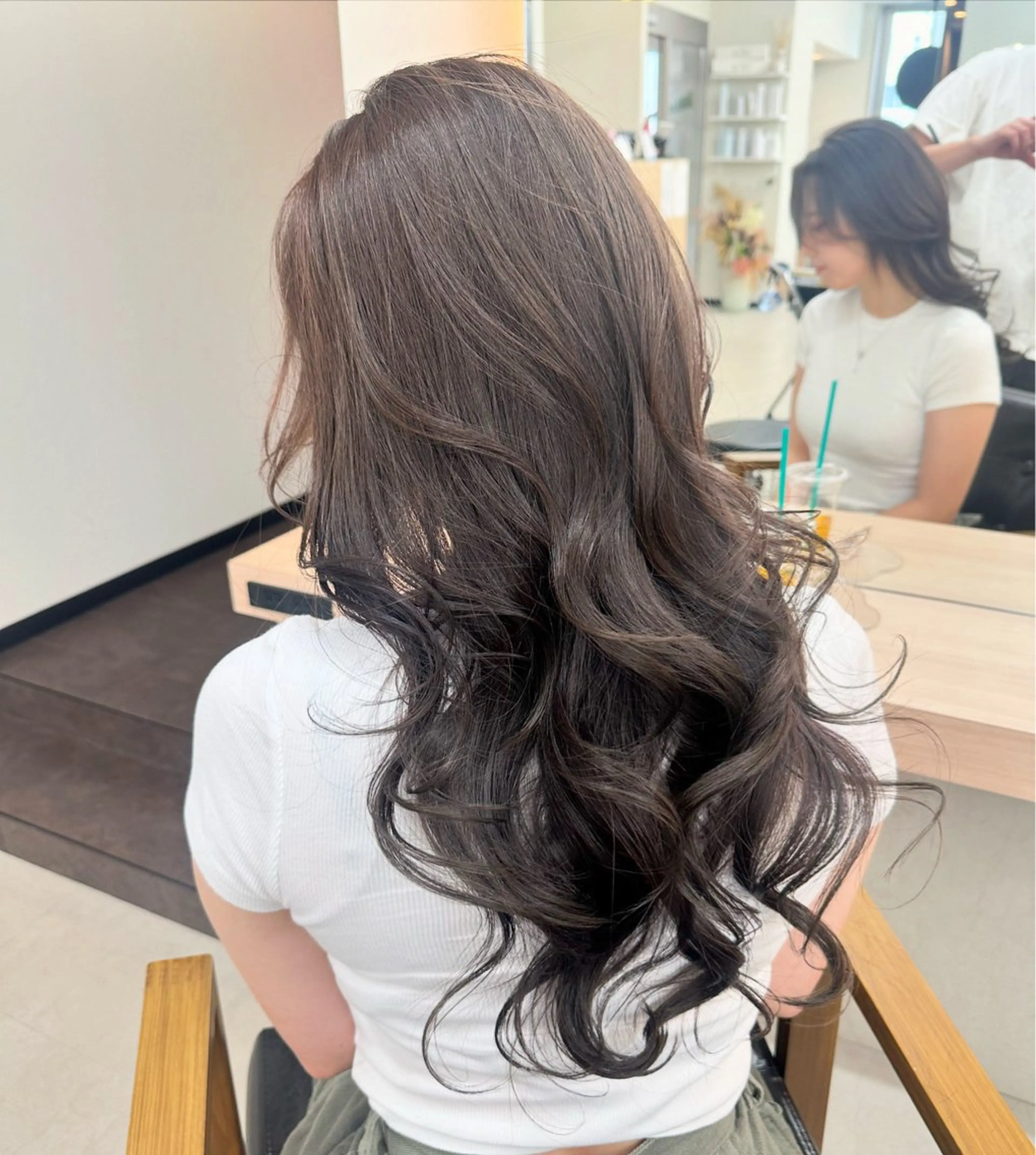 ロング カラー カット ヘアカラー トリートメント 𝐑𝐲𝐮𝐤𝐢 【店長】ALEAPのヘアスタイル