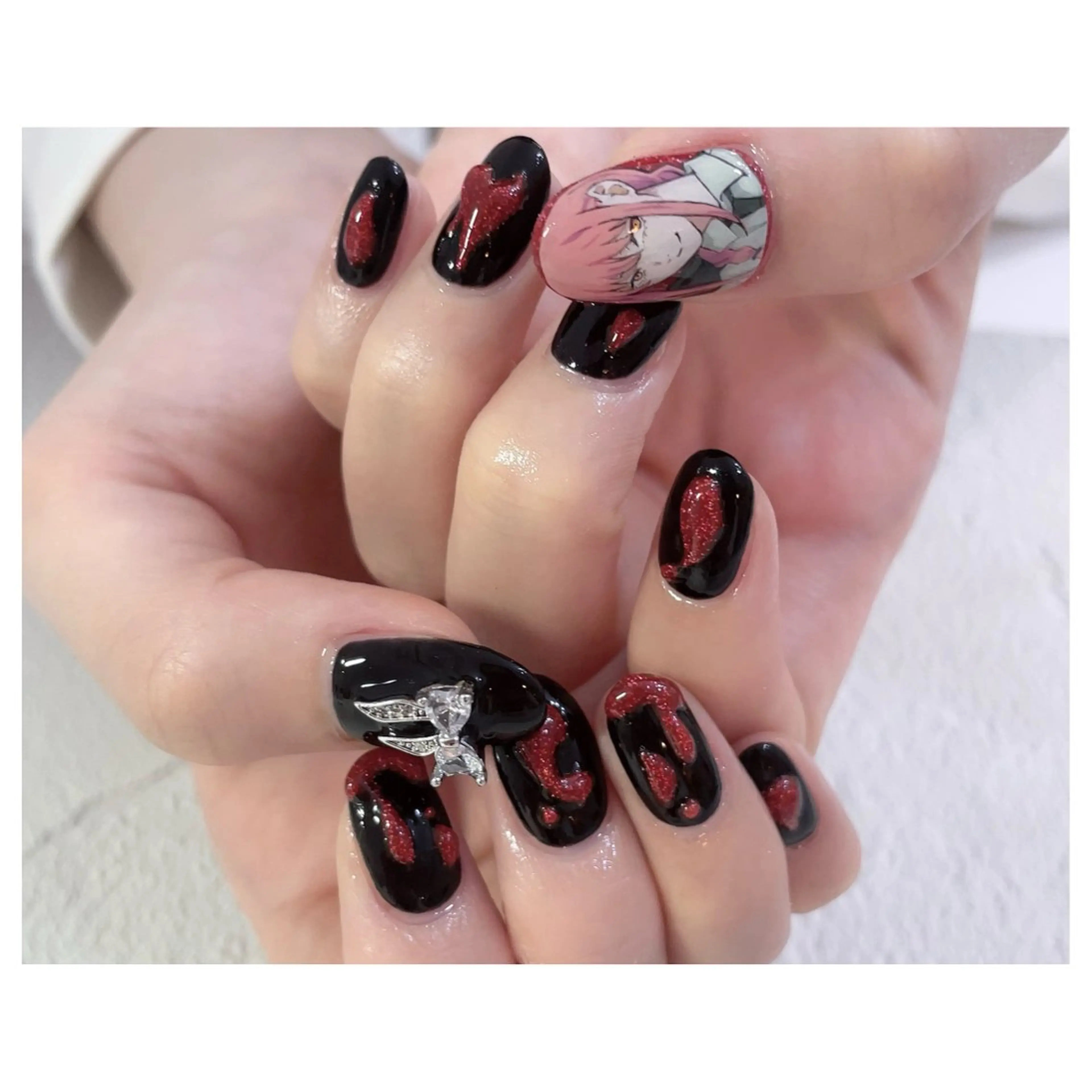 ネイル 持ち込み ハンドネイル nail studio qute所属・Nailist Kitaniのネイルデザイン