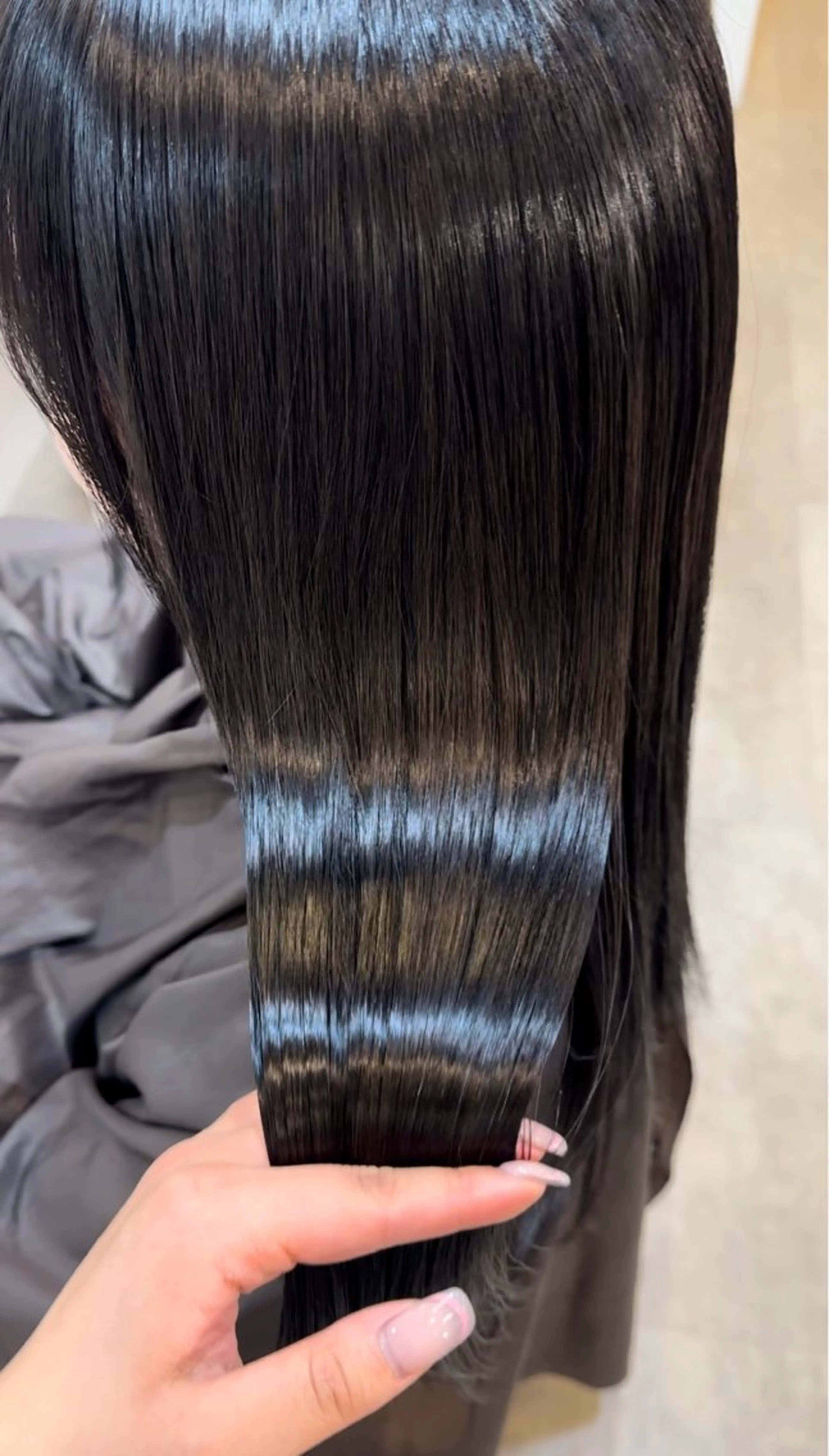 ロング 髪質改善 カット ヘアカラー 縮毛矯正 トリートメント 梅田/柔らかカラー/ オオハシ リナコのヘアスタイル