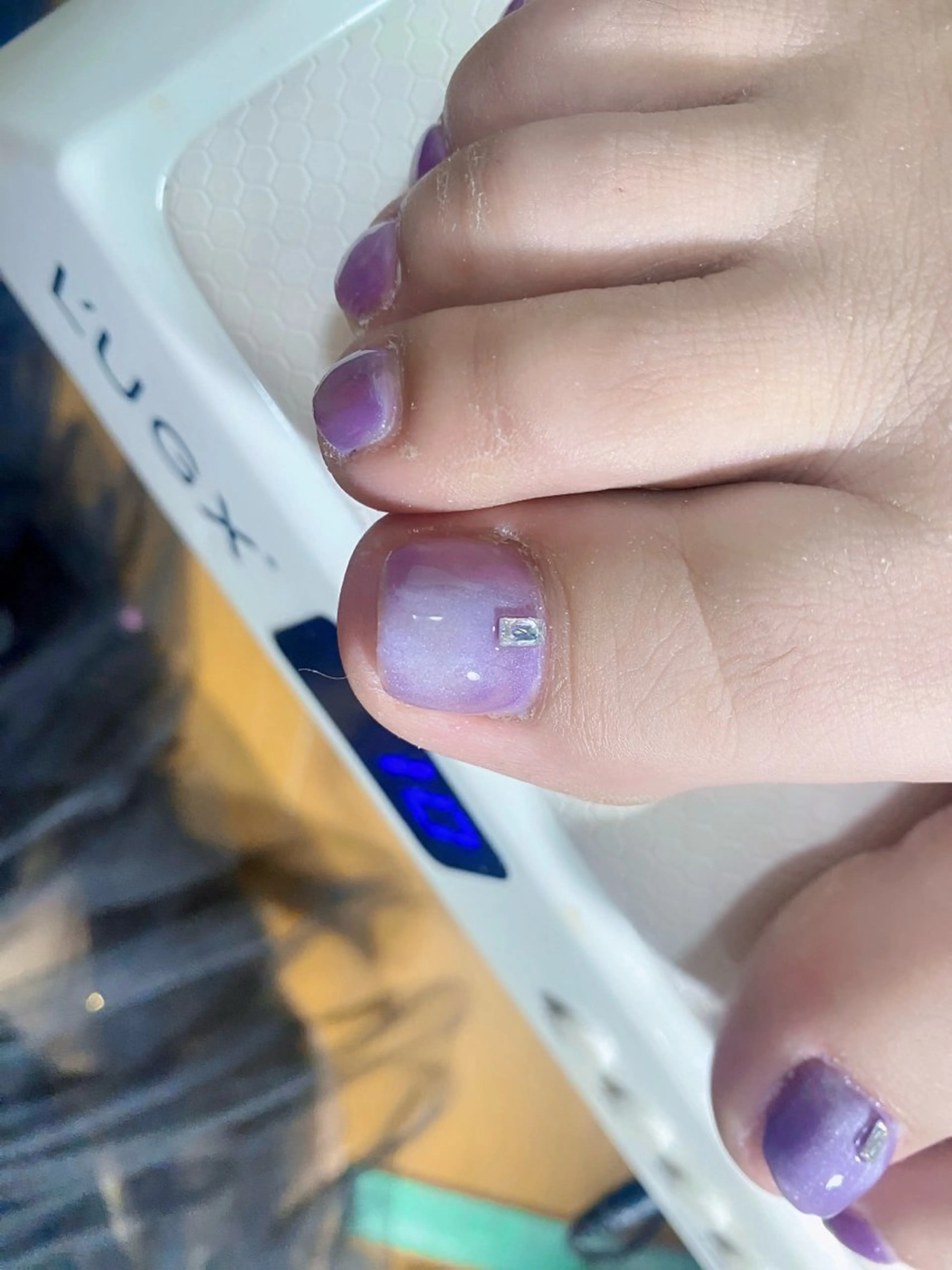 ネイル フットネイル ジェルネイル マグネットネイル ワンカラーネイル ストーンネイル オフのみ(ネイル) プリンセスハウス所属・プリンセスハウス 自宅サロンのネイルデザイン