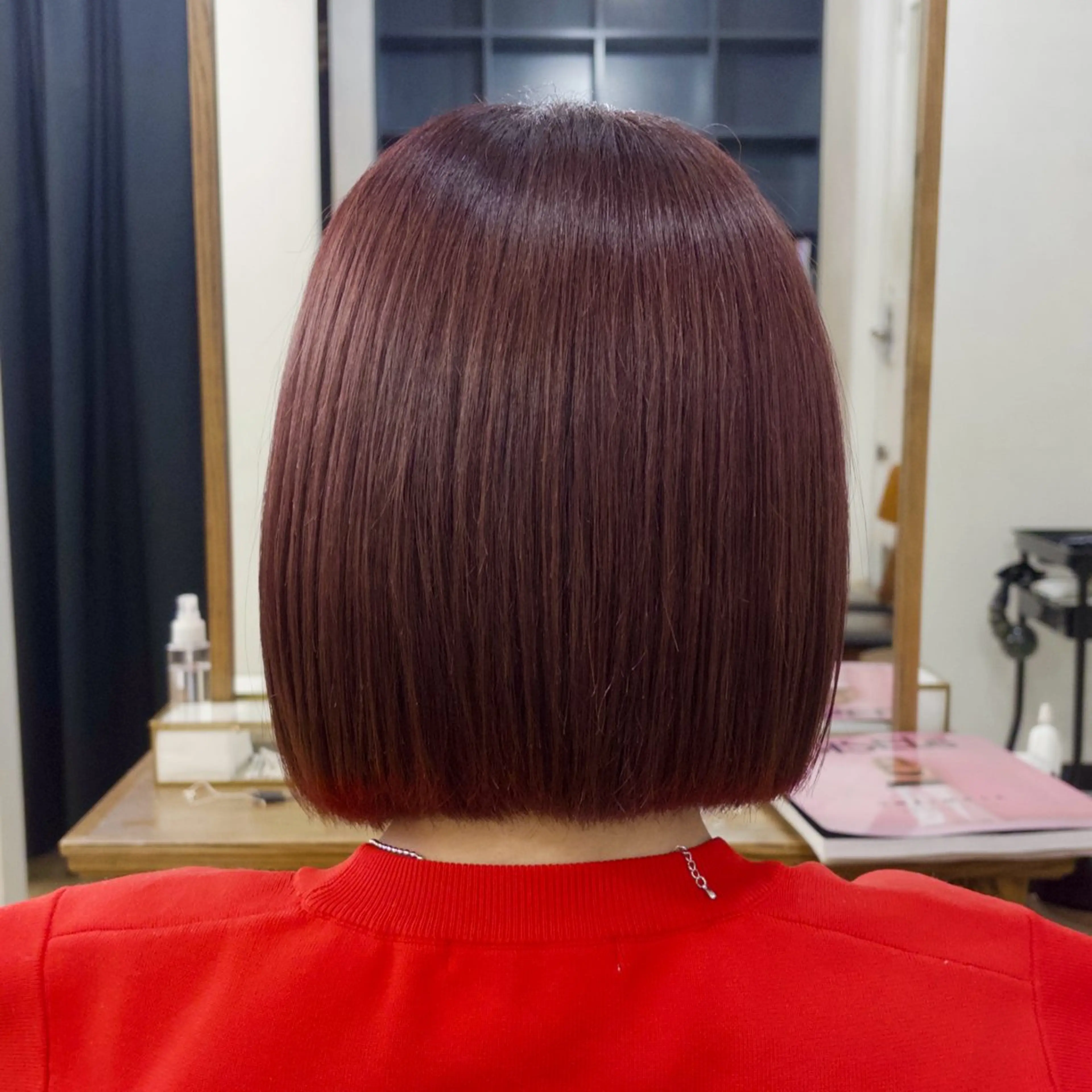 ミディアム カラー ヘアカラー SHO 👻原宿 /艶カラーのヘアスタイル