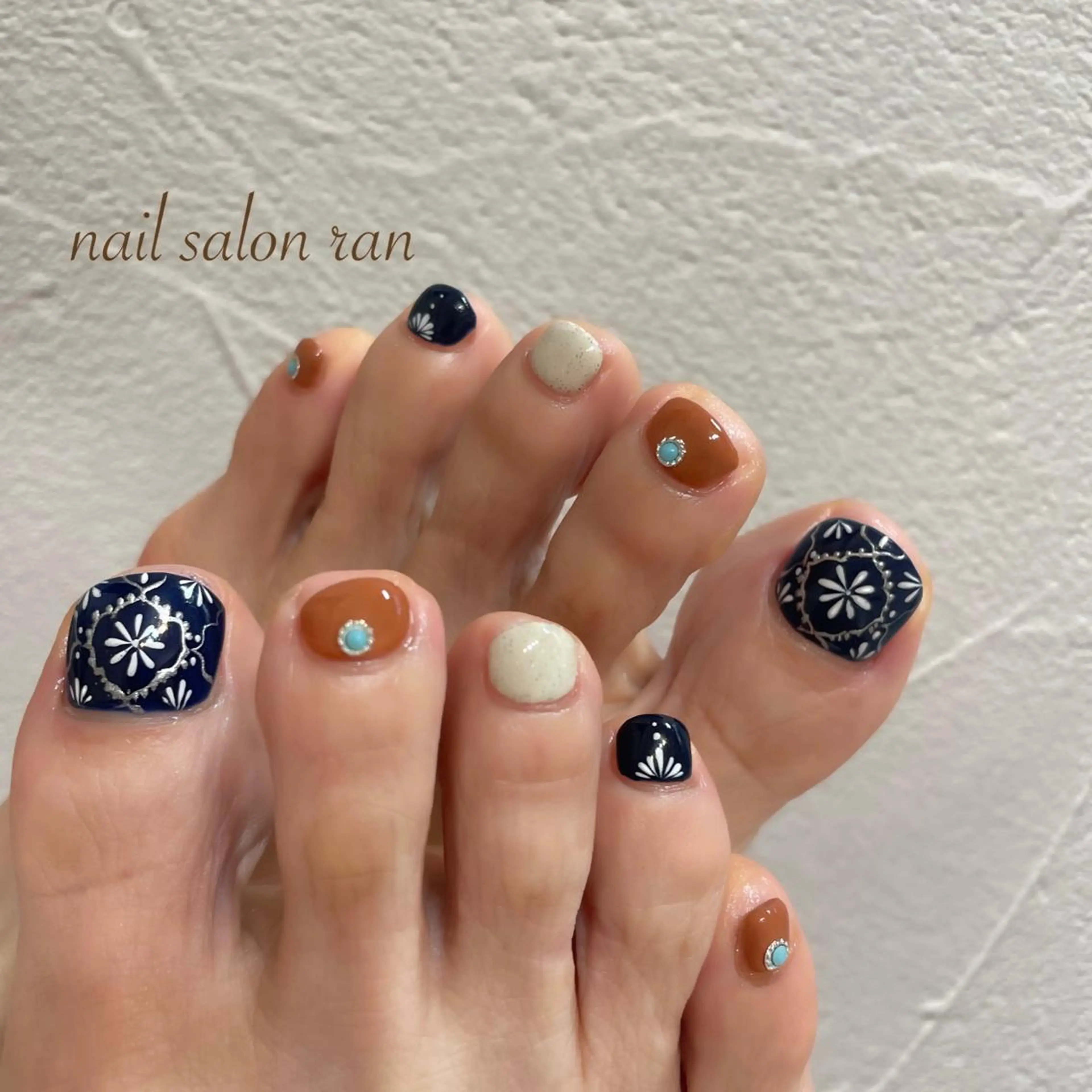ネイル フットネイル nailsalon ranのネイルデザイン